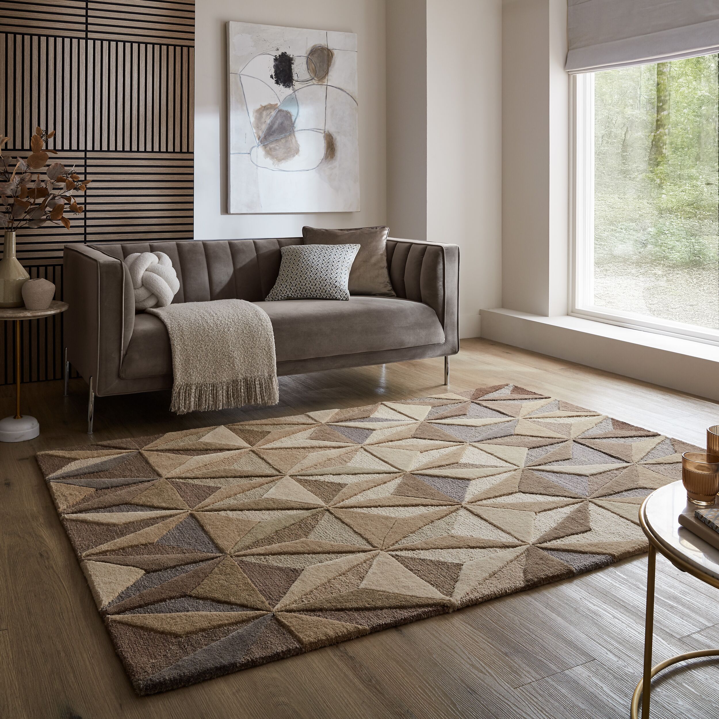 flair-rugs-reverie-wool-geometric-wollteppich image 3