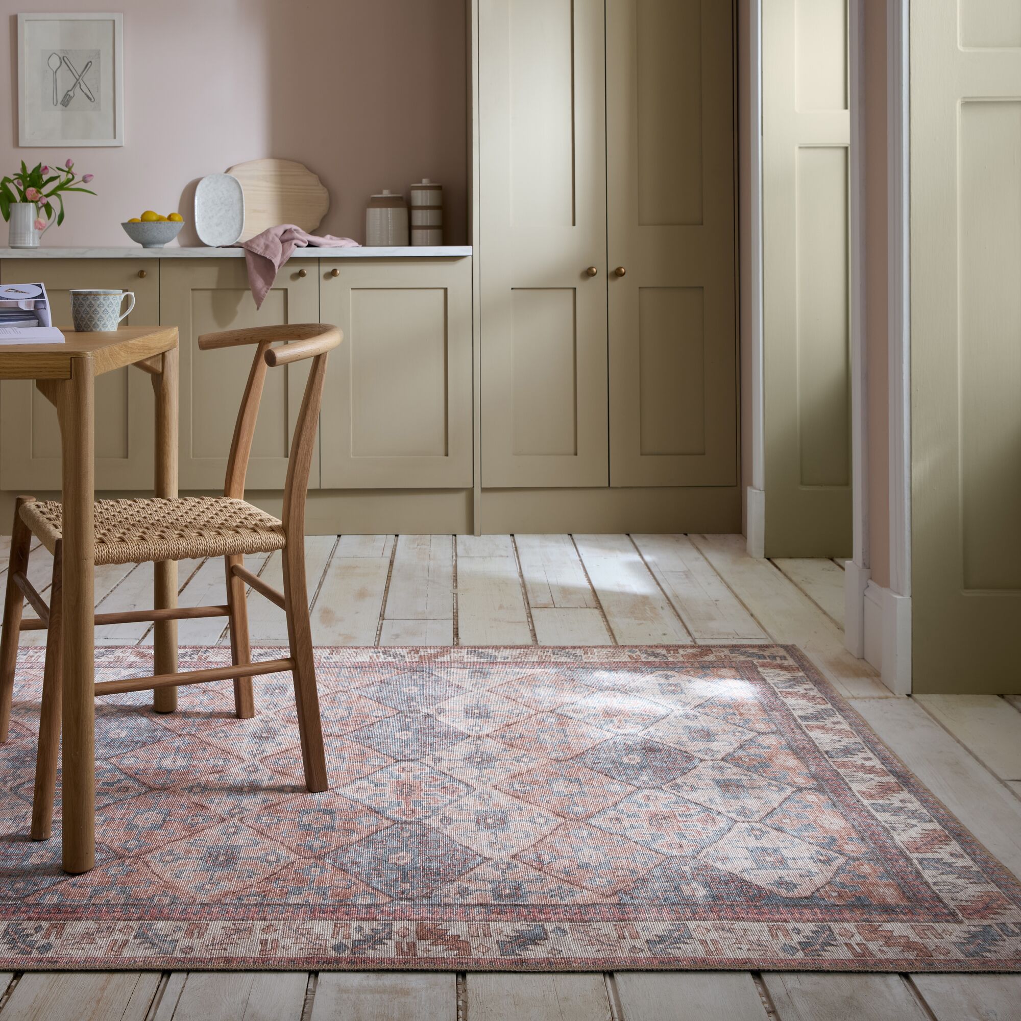 flair-rugs-dion-waschbarer-traditioneller-teppich image 1