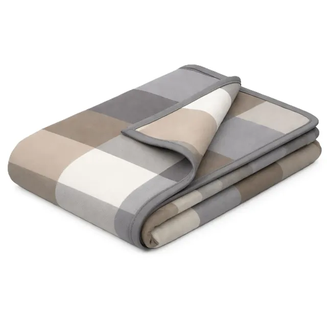 biederlack-cotton-home-timeless-wohndecke-150x200-cm-karo image 1