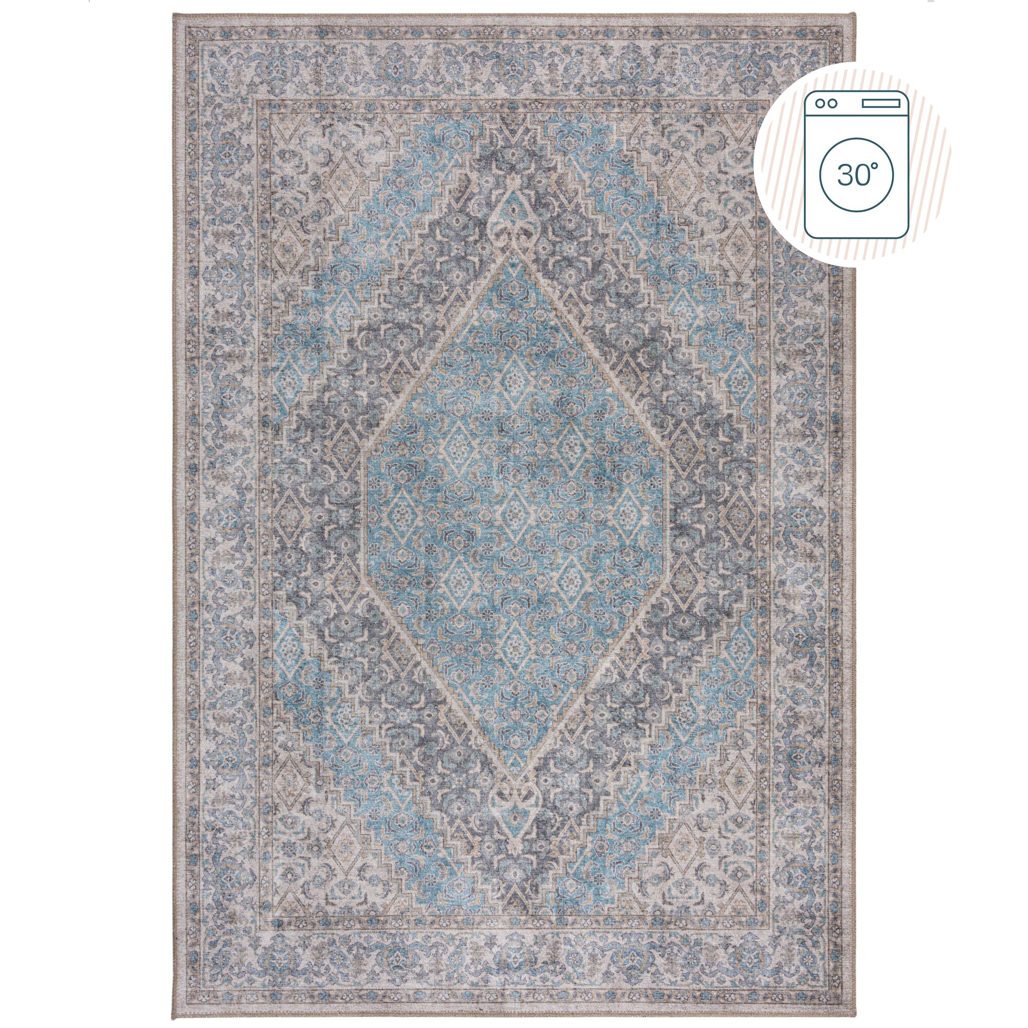 flair-rugs-corin-washable-traditional-teppich image 2