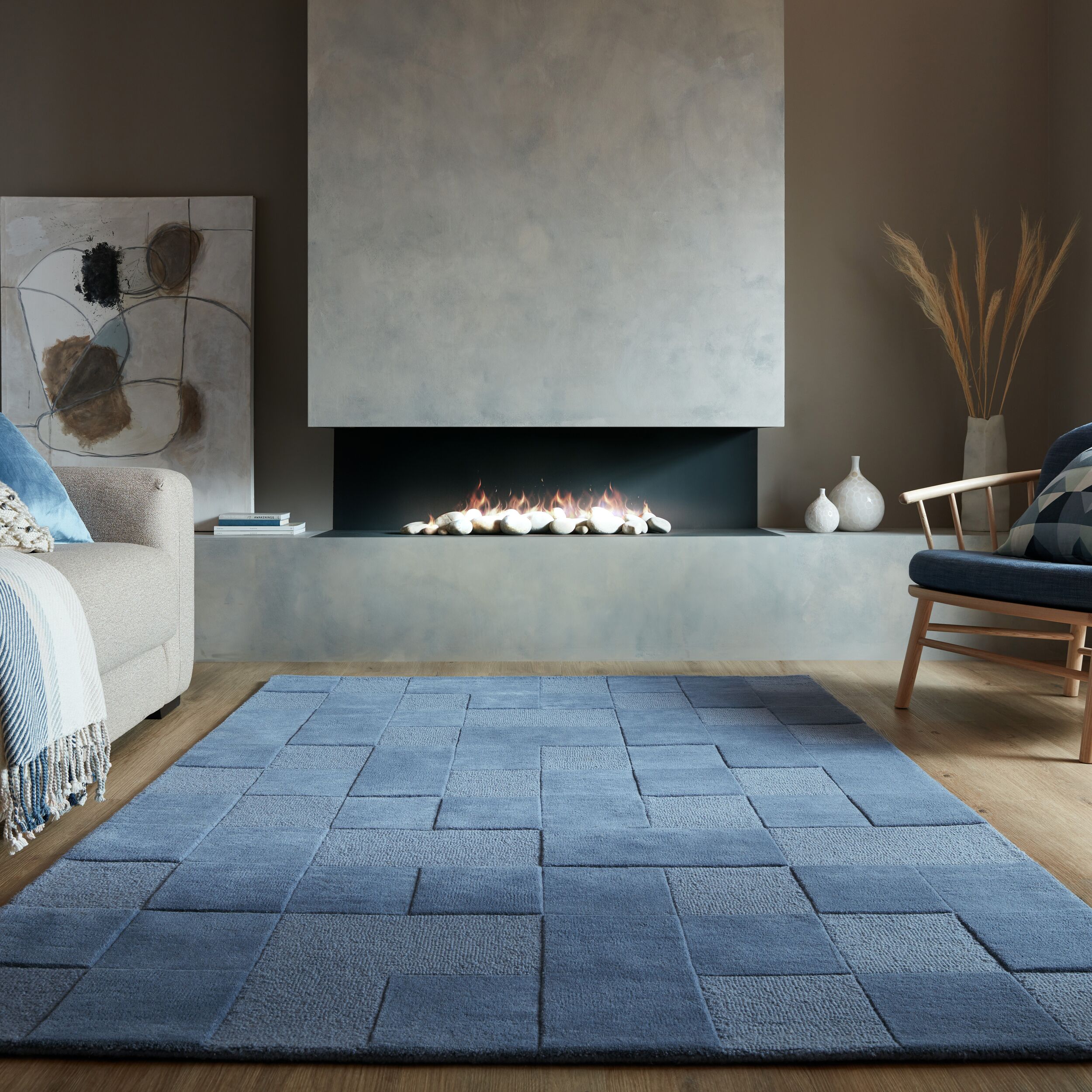 flair-rugs-checkerboard-wool-modern-wollteppich image 6