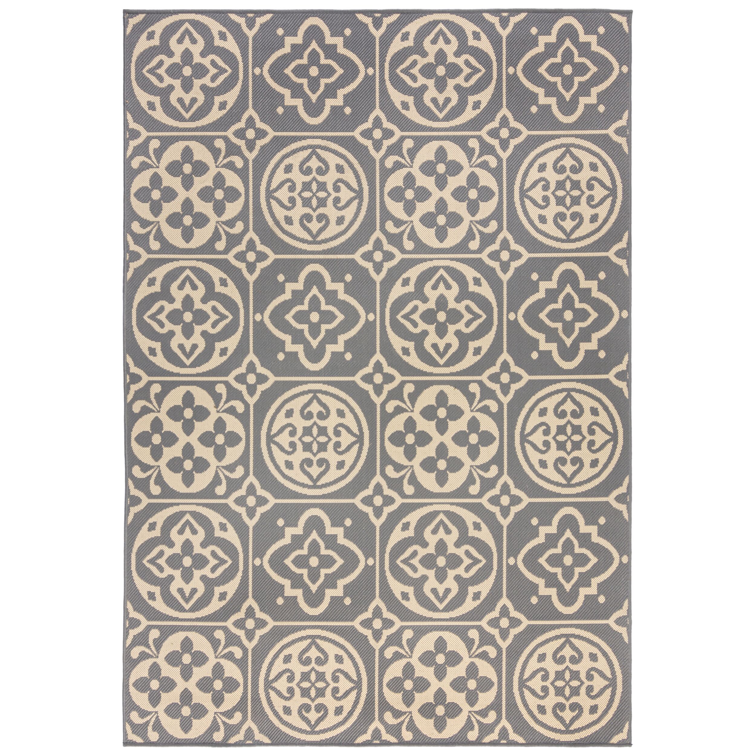 flair-rugs-tile-indoor-outdoor-gemusterter-teppich image 2