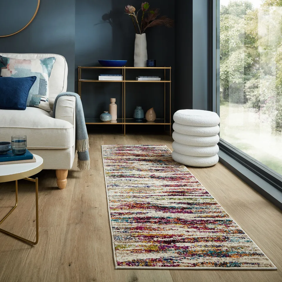 flair-rugs-refraction-abstract-gemusterter-l-ufer image 1