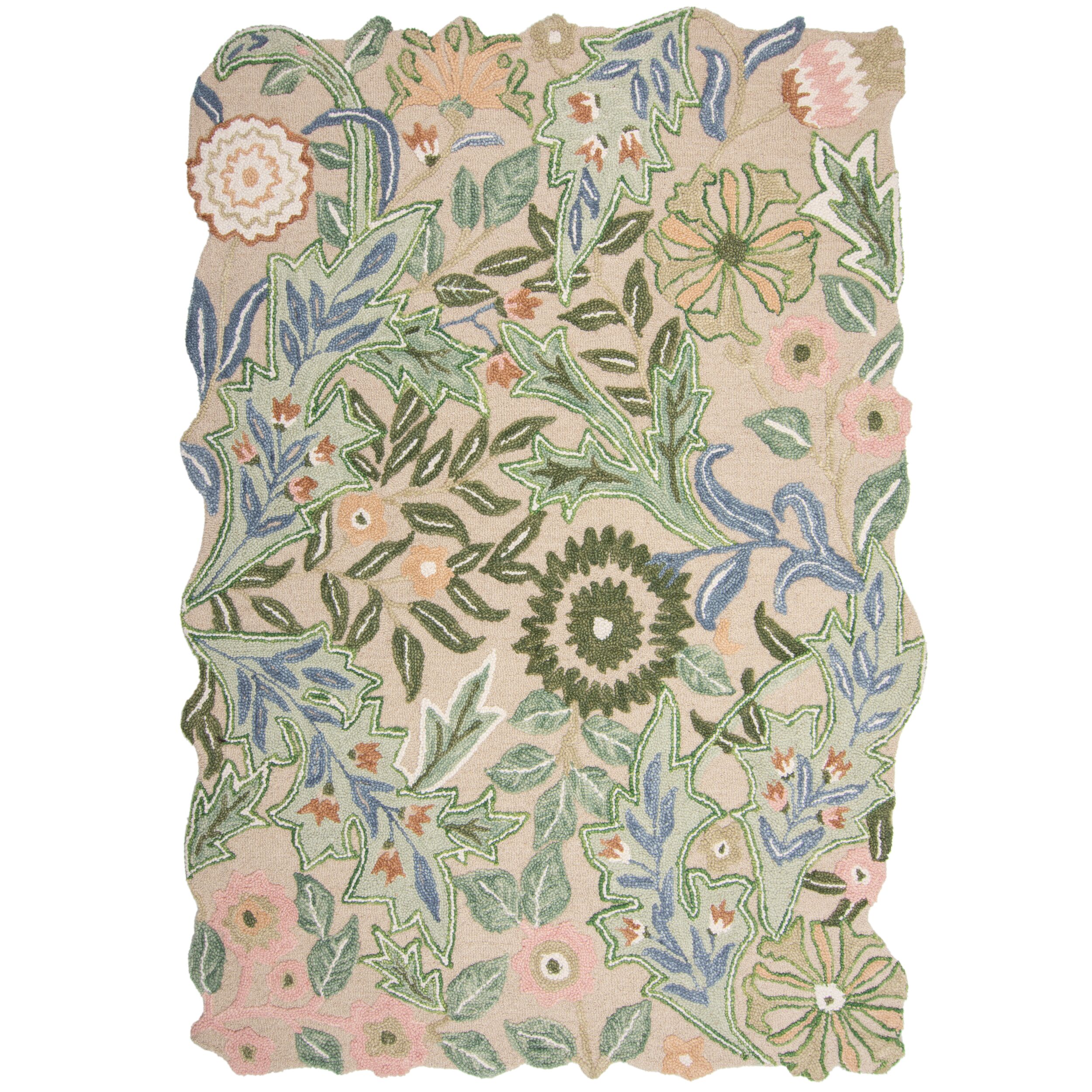 flair-rugs-bryony-shaped-floral-wollteppich image 2