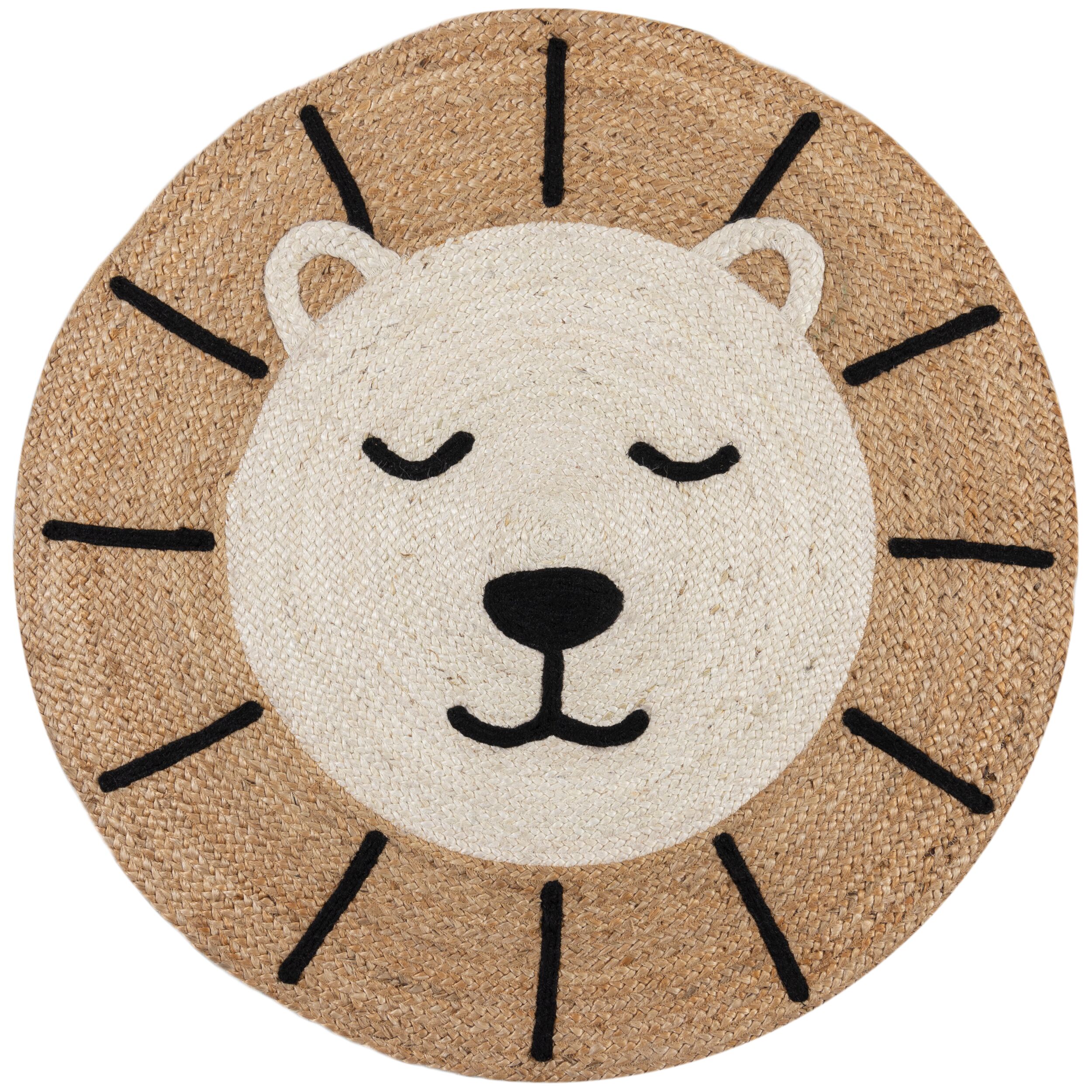 flair-rugs-jute-leo-l-wen-kinderteppich image 2