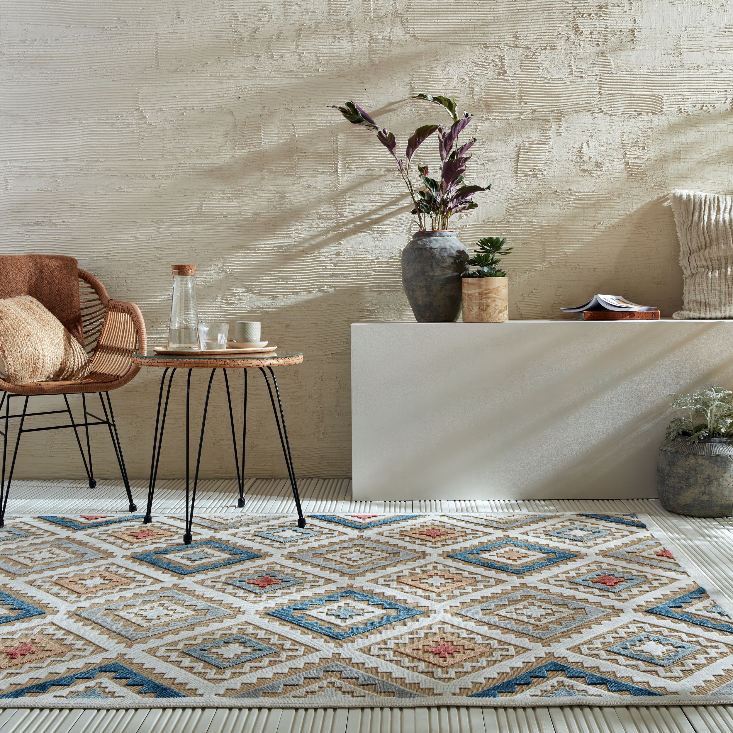 flair-rugs-zion-geometric-indoor-outdoor-teppich image 1