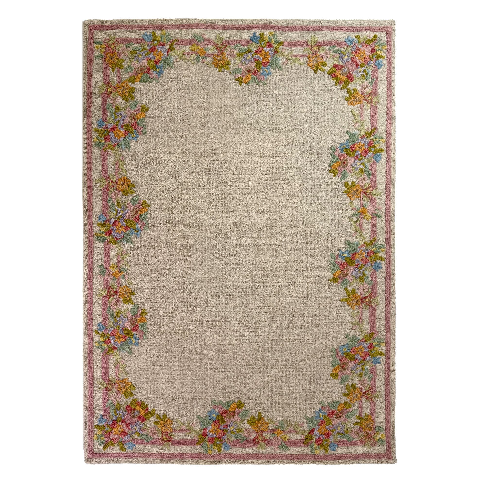 flair-rugs-elise-floral-border-wollteppich image 2
