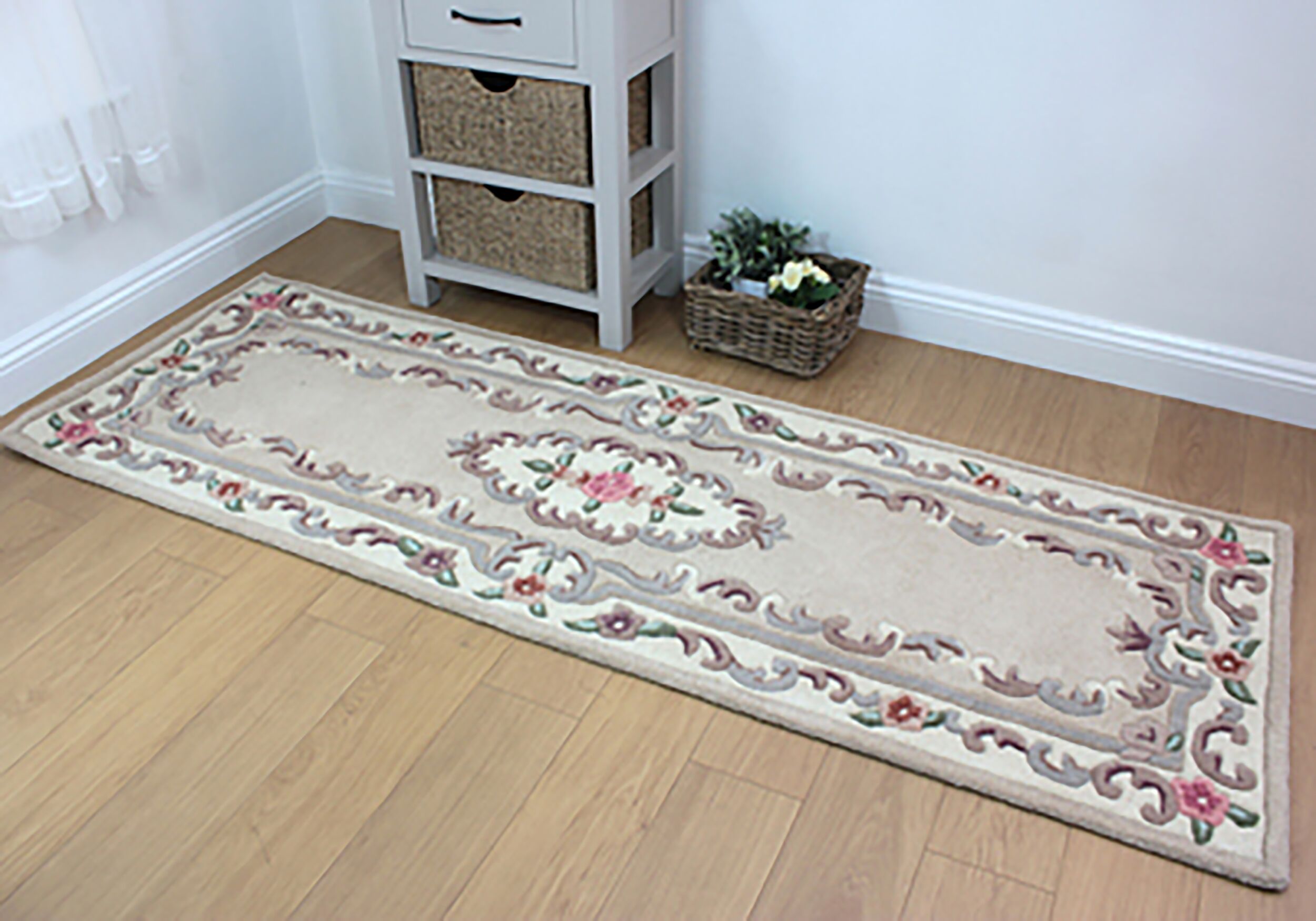 flair-rugs-aubusson-vintage-woll-l-ufer-teppich image 1