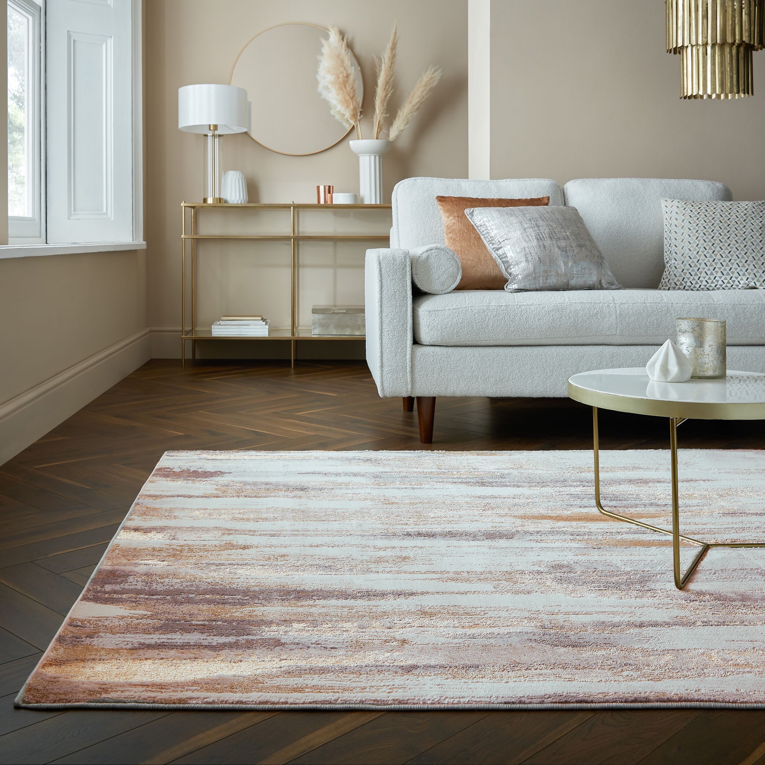 flair-rugs-gleam-abstract-luxe-teppich image 1