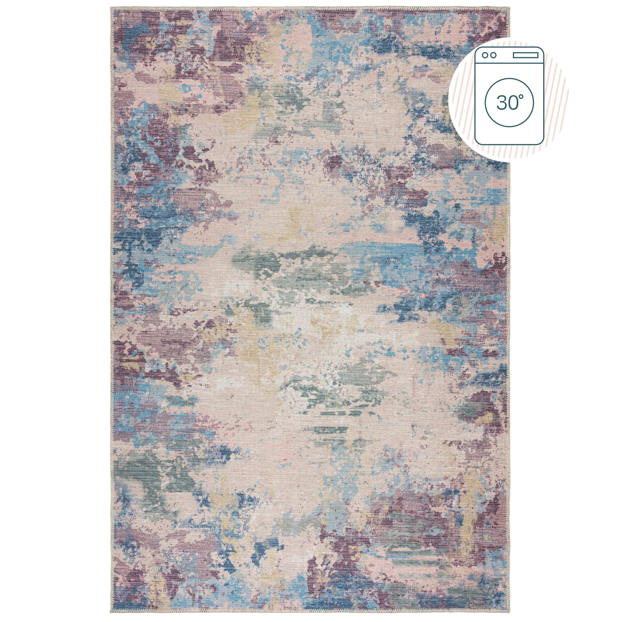flair-rugs-reid-waschbarer-teppich-abstrakt image 2