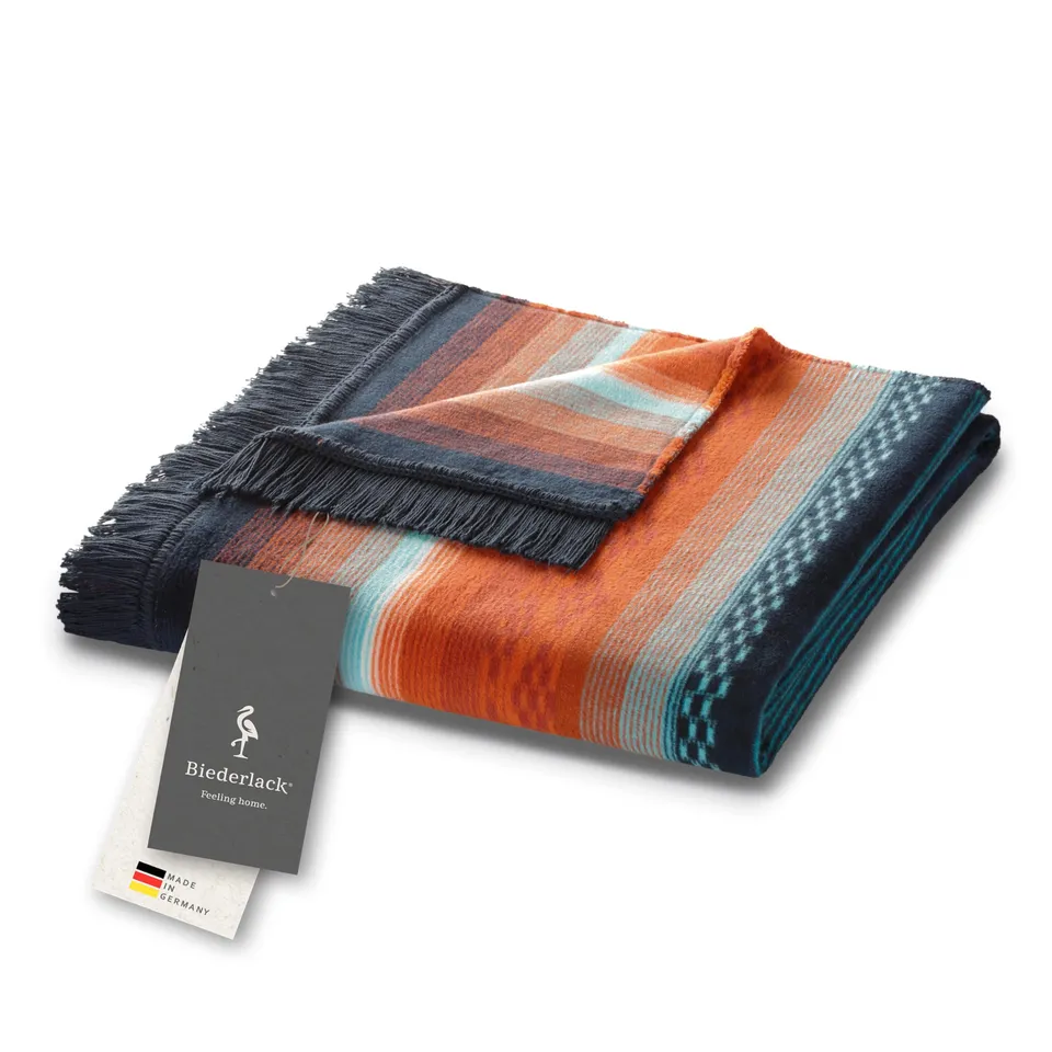 biederlack-kuscheldecke-peru-bunte-fransen-decke-150x200-cm image 1
