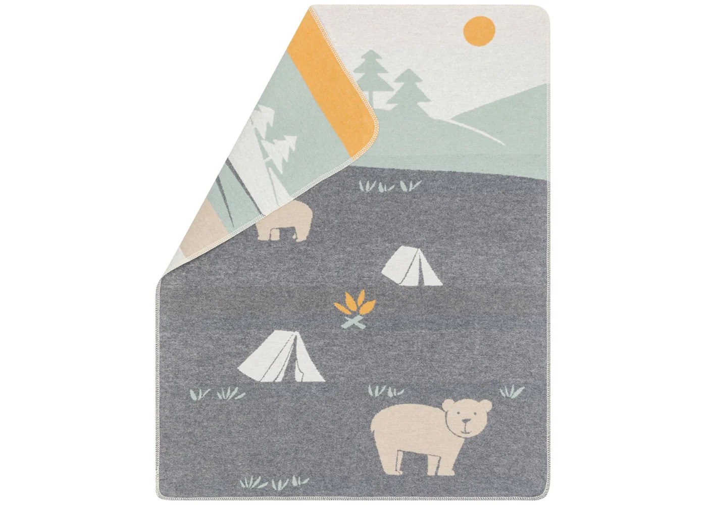david-fussenegger-juwel-baby-und-kinderdecke-camping-grs image 1