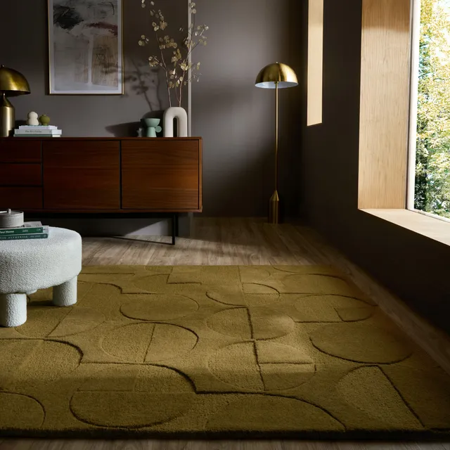 flair-rugs-gigi-wolle-geometrie-teppich image 1