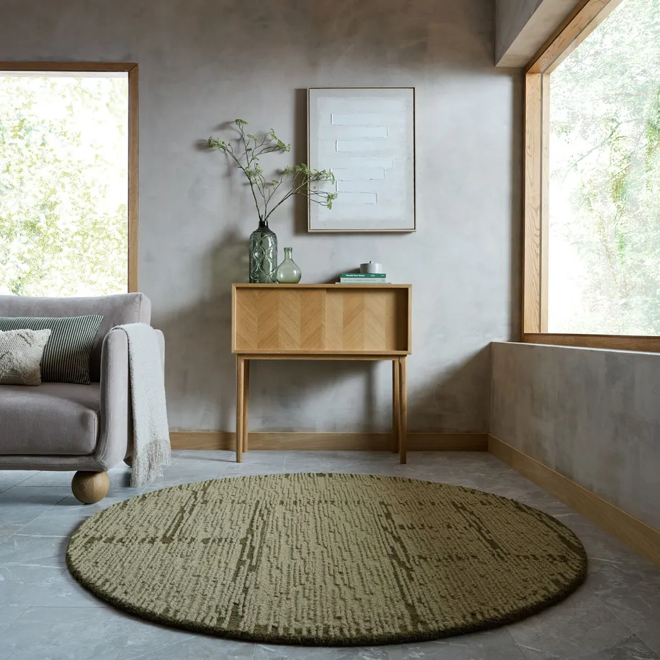 flair-rugs-harris-modular-wollteppich-rund image 1