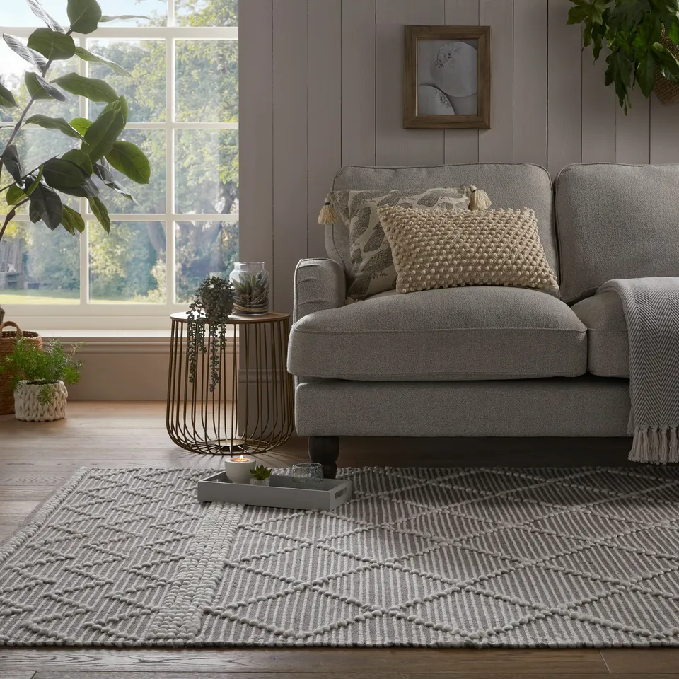 flair-rugs-carla-recycled-geometrie-teppich image 1
