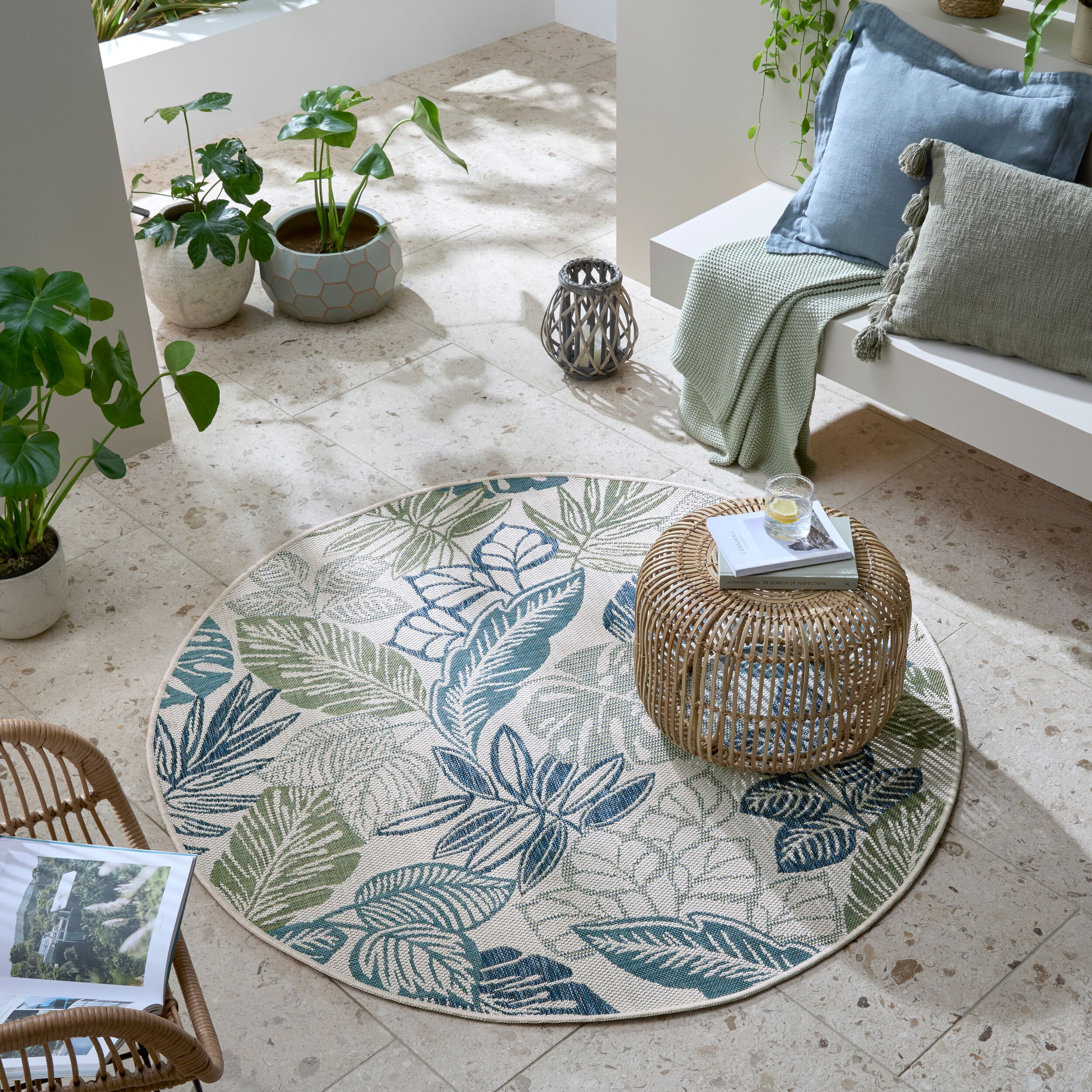 flair-rugs-bella-leaf-indoor-outdoor-teppich image 3
