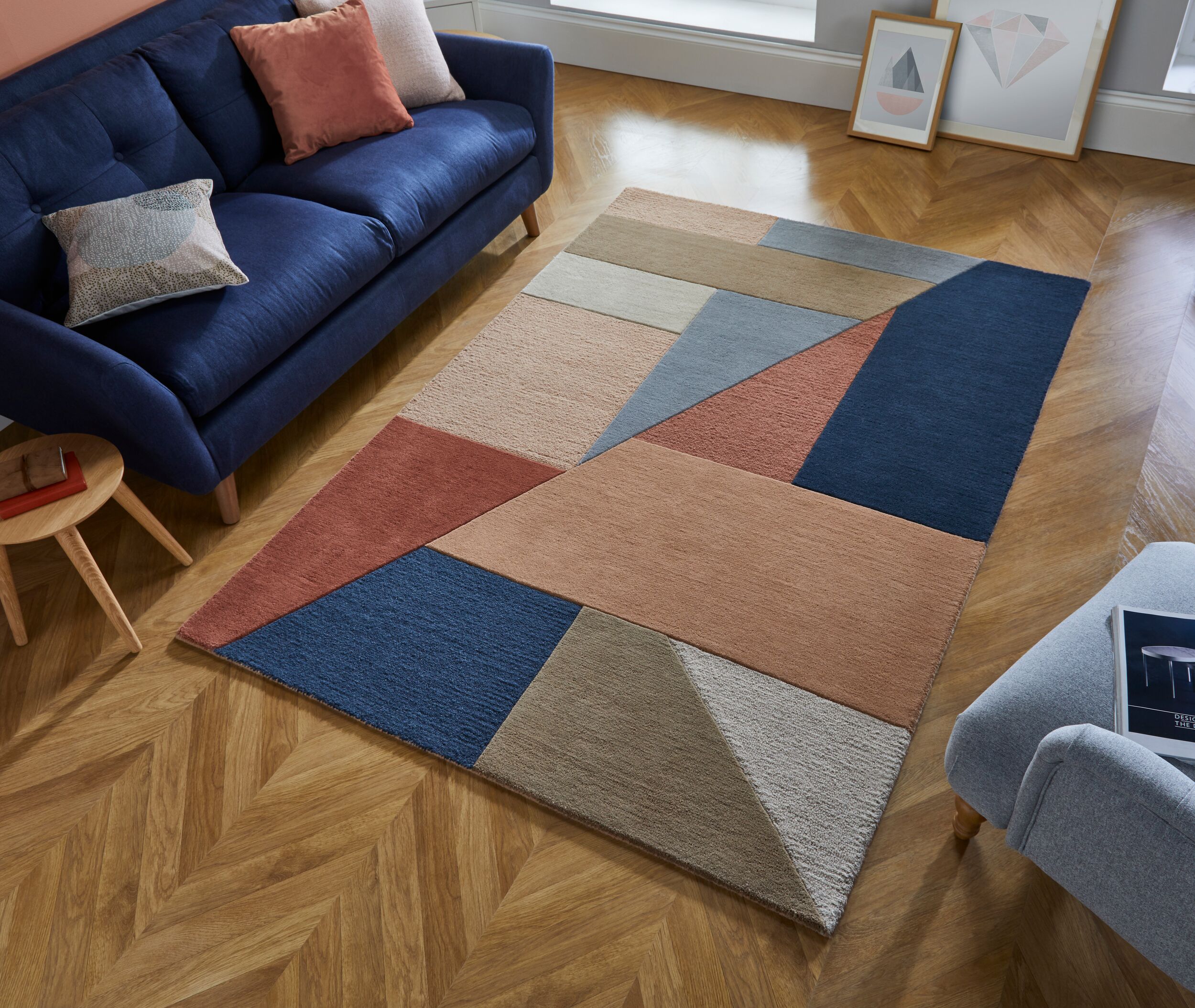flair-rugs-alwyn-geometric-wool-wollteppich image 3