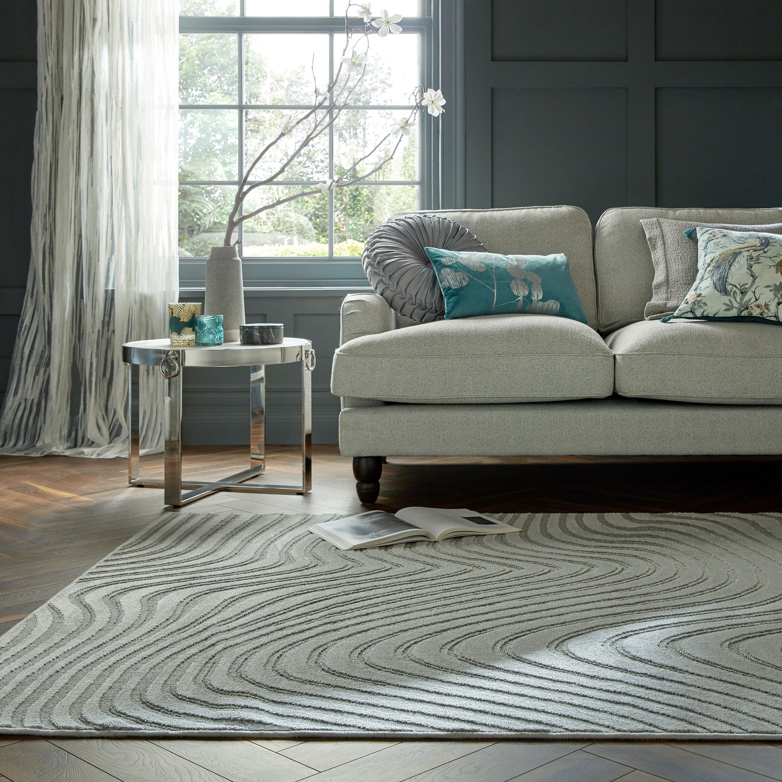 flair-rugs-channel-wollmischung-teppich image 3