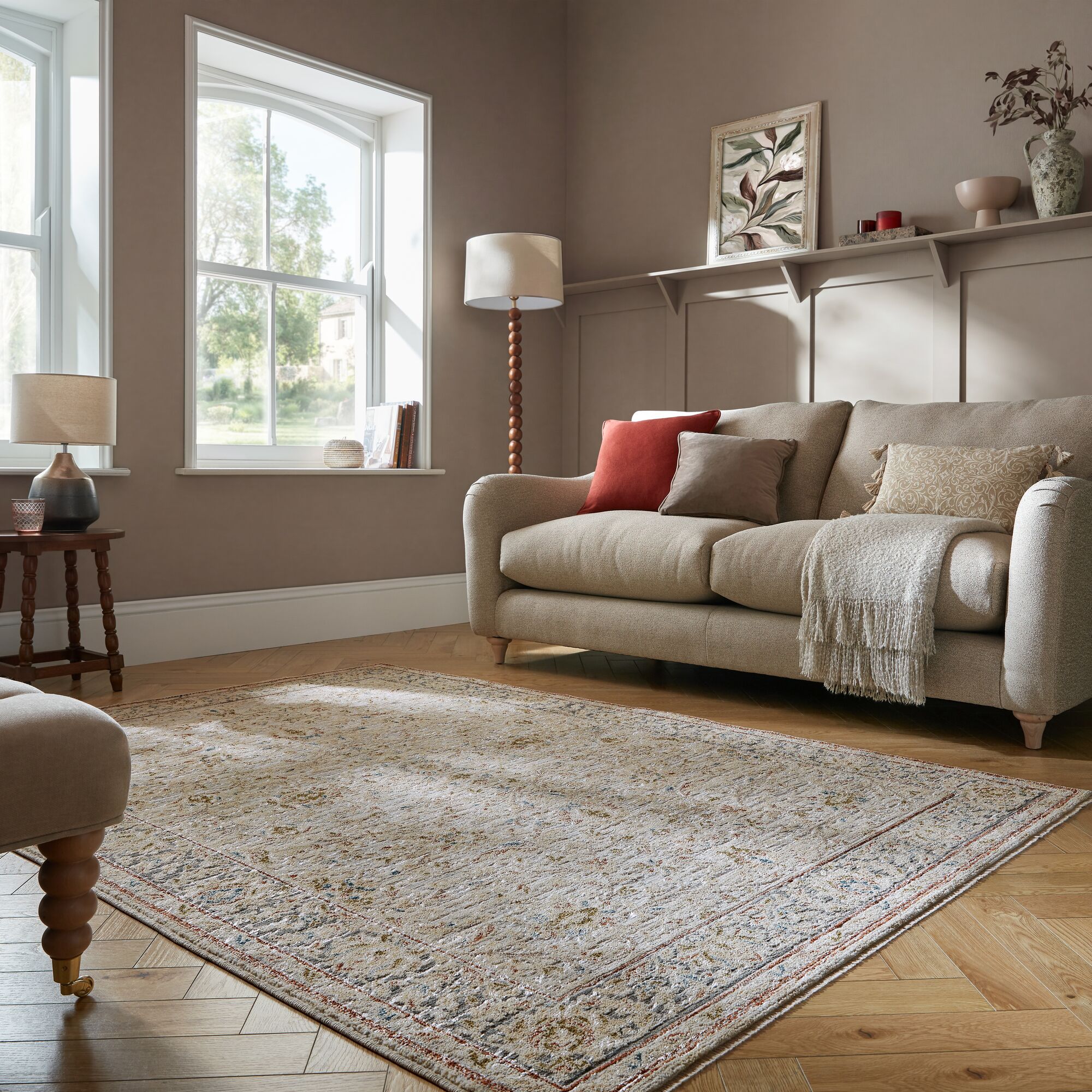 flair-rugs-meena-vintage-teppich image 1