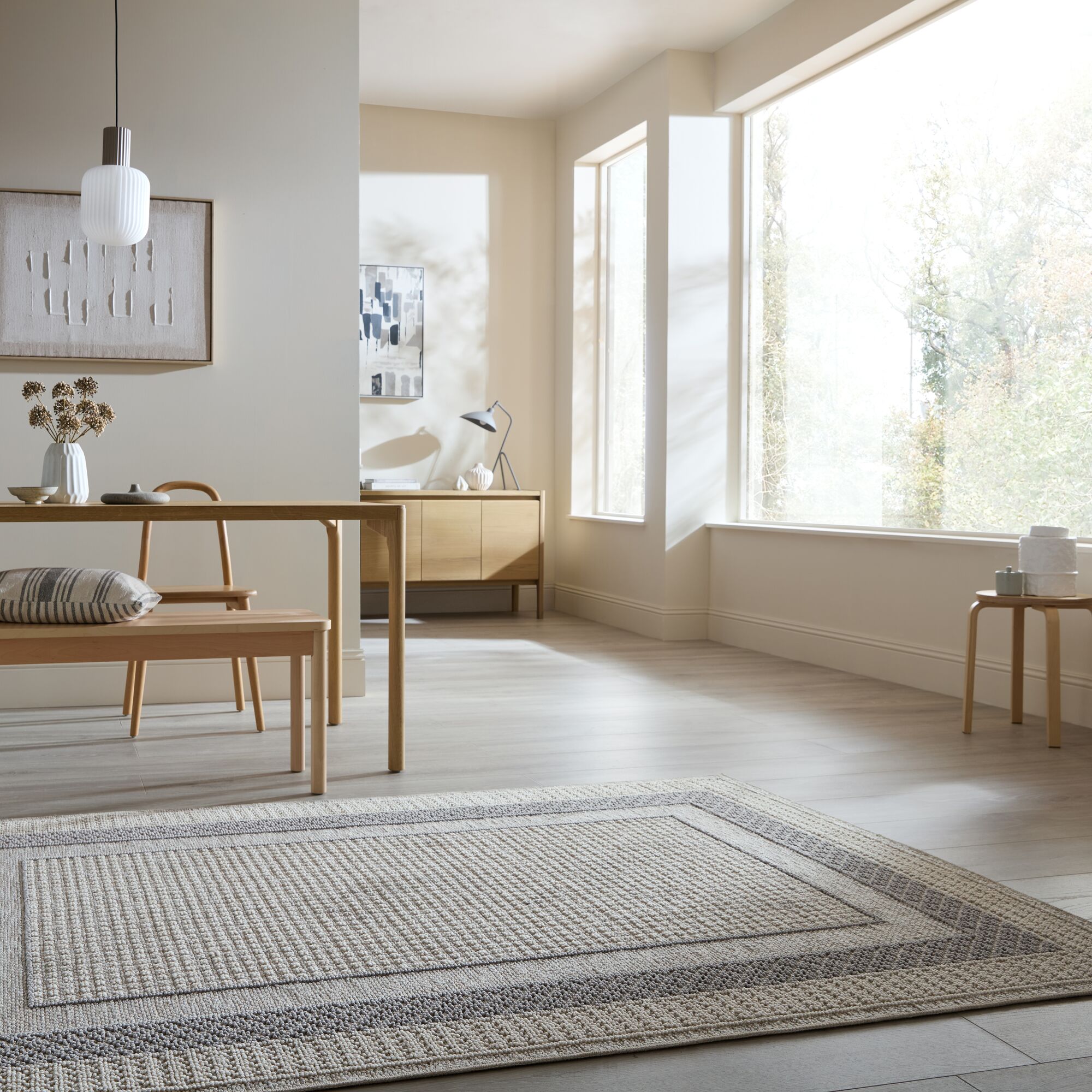 flair-rugs-modra-waschbarer-teppich-30-grad image 1