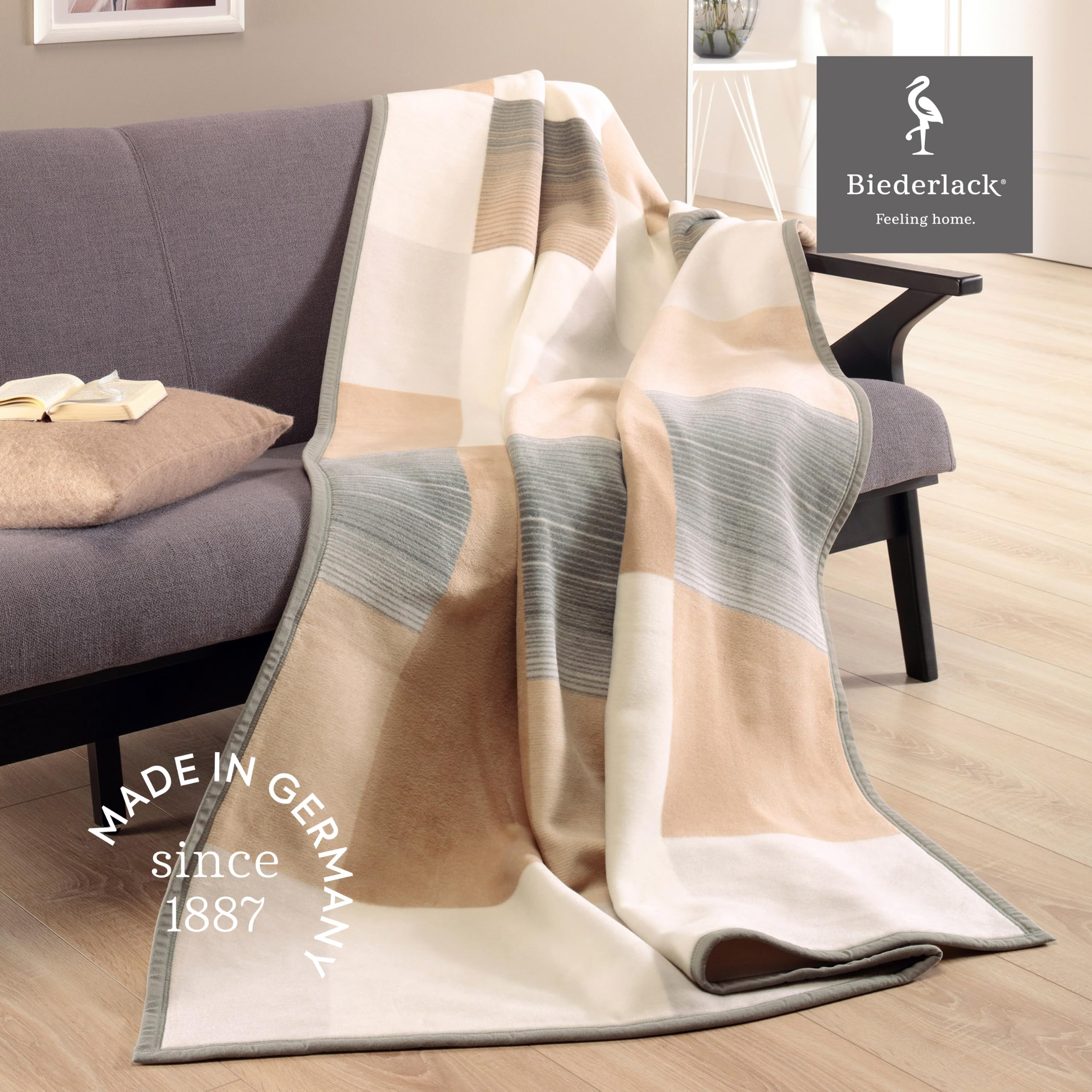 biederlack-squares-grey-kuscheldecke-150x200-cm image 6