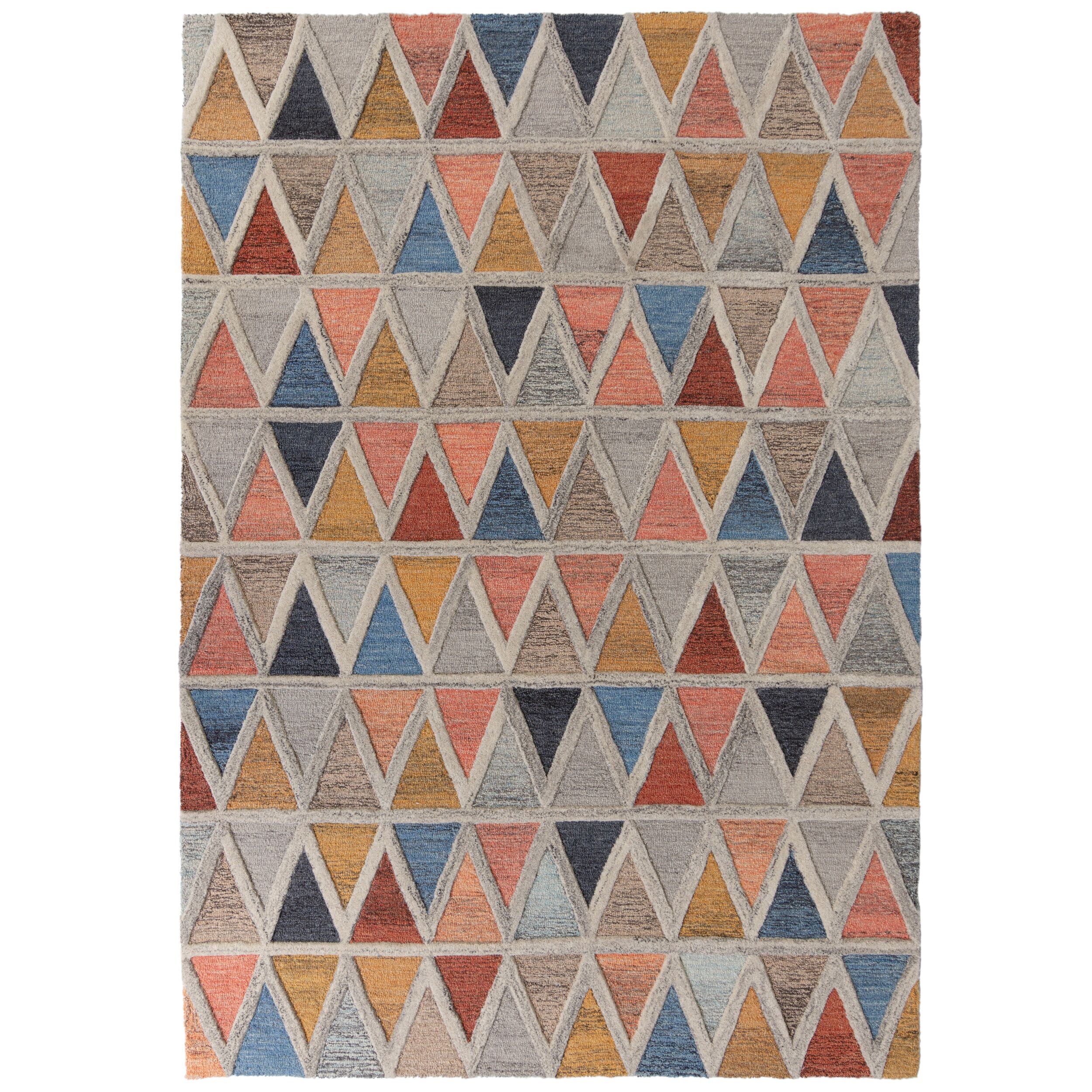 flair-rugs-moretz-geometrischer-wollteppich-bunt image 2