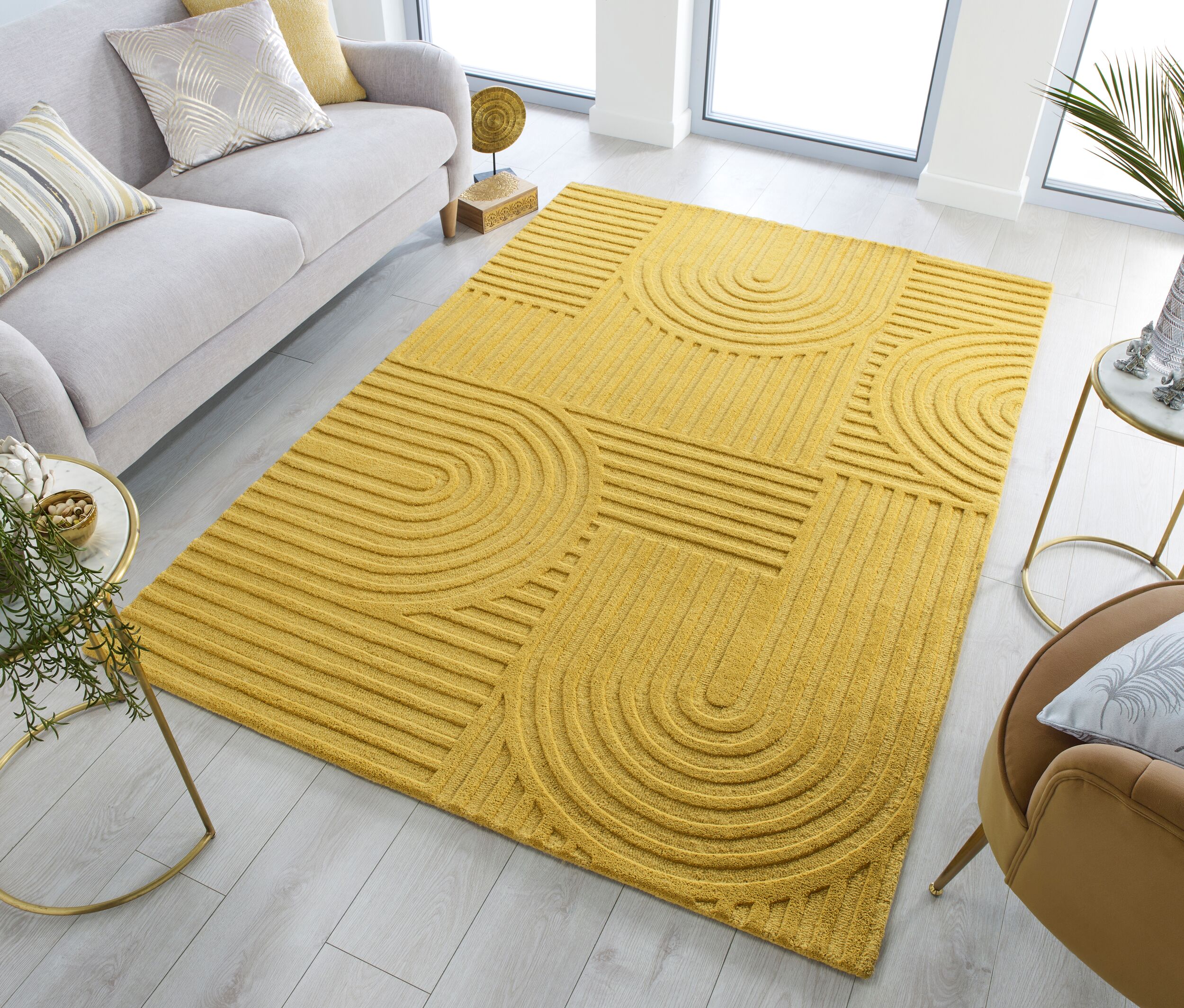 flair-rugs-zen-garden-modern-wool-wollteppich image 6