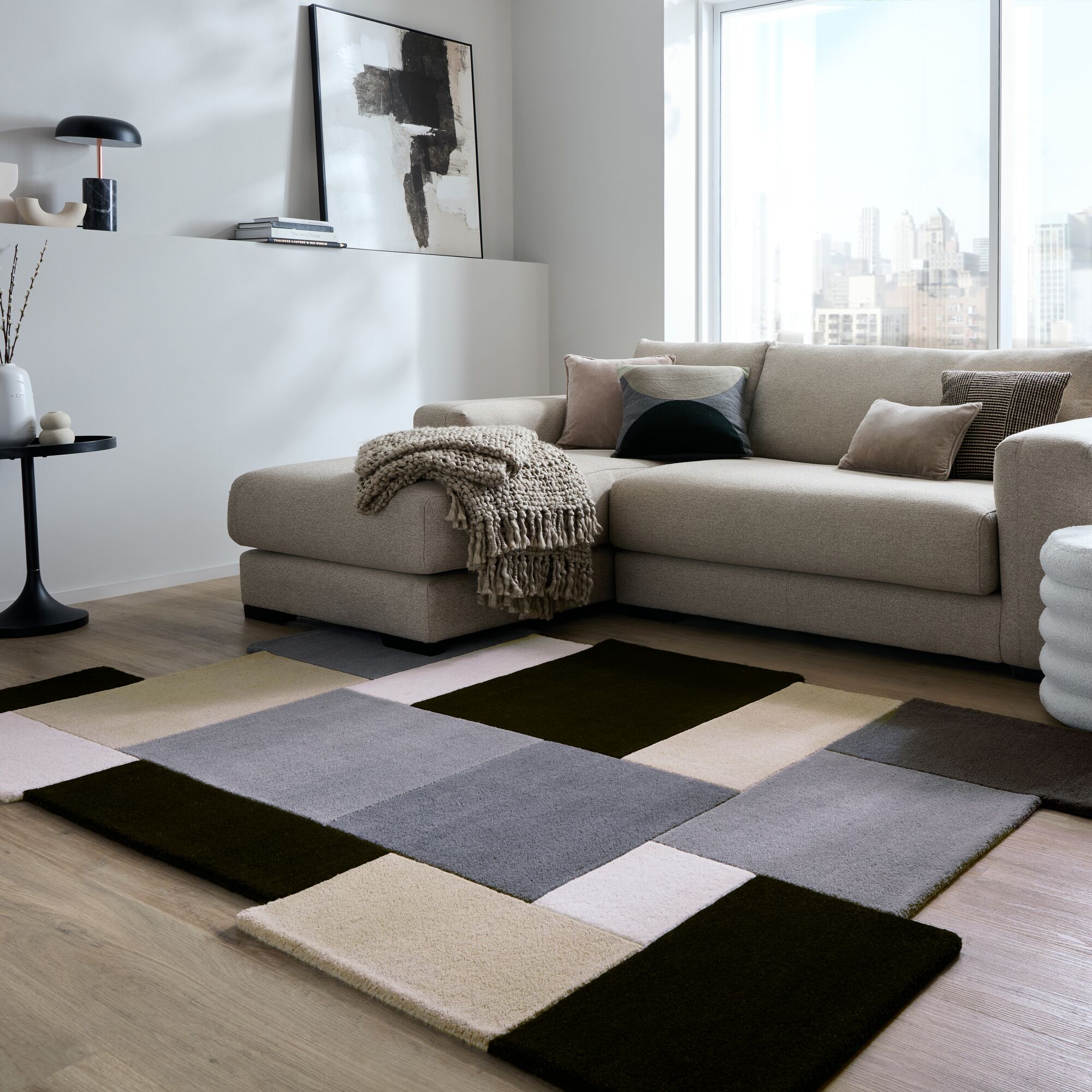 flair-rugs-collage-moderner-wollteppich-cut-out image 8