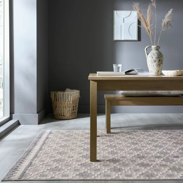 flair-rugs-graysen-waschbarer-teppich-geometrisch image 1