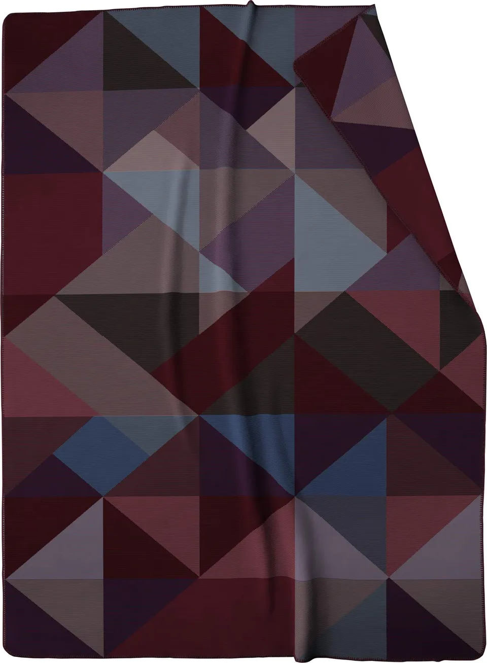 biederlack-purple-geometric-kuscheldecke-150x200-cm image 1