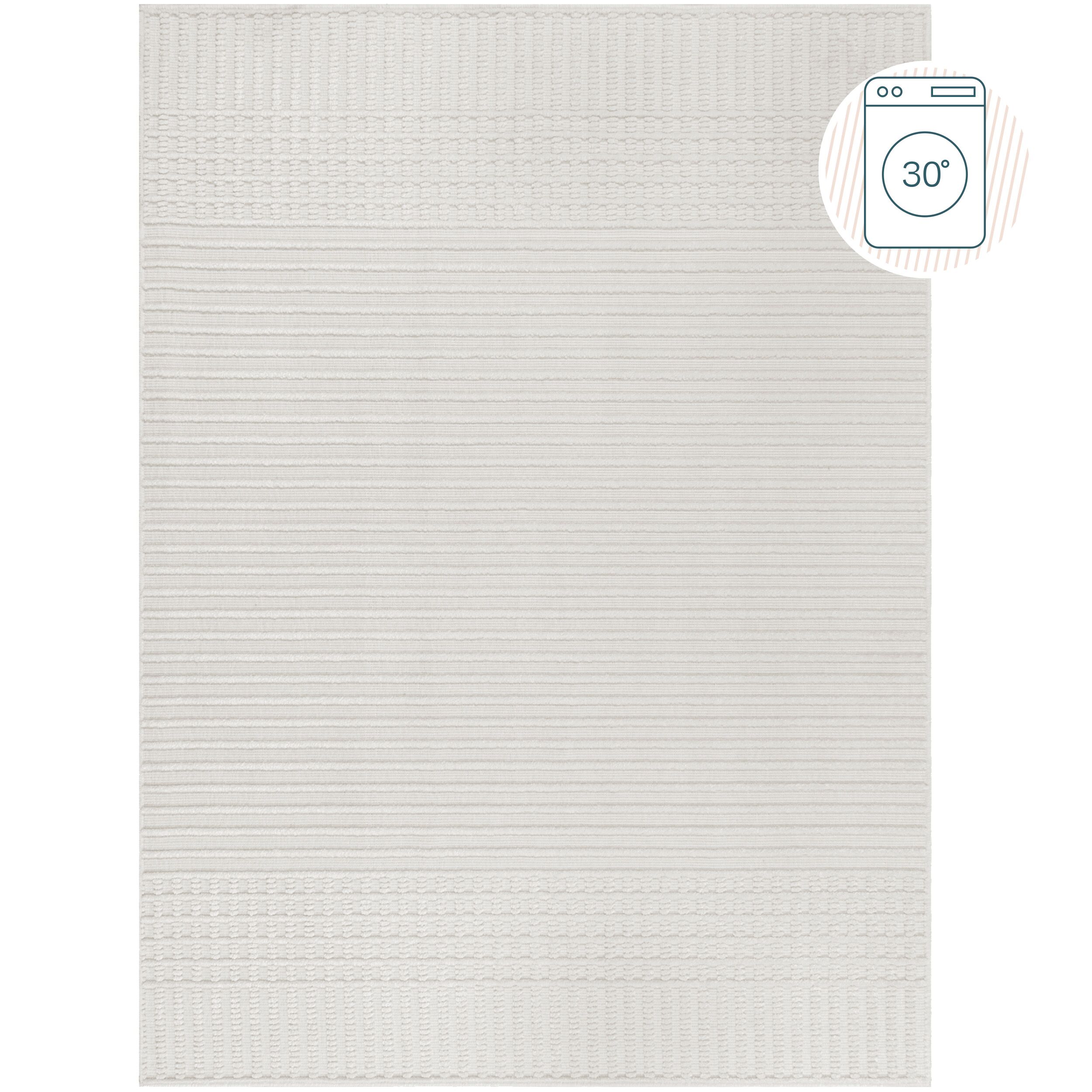 flair-rugs-elton-stripe-teppich-waschbar image 2