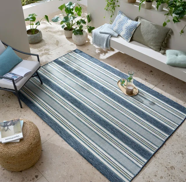 flair-rugs-roma-stripe-indoor-outdoor-teppich image 1