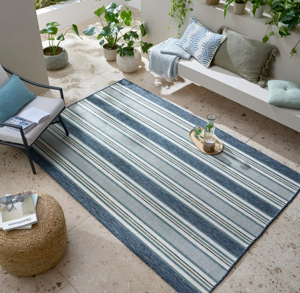flair-rugs-roma-stripe-indoor-outdoor-teppich image 1