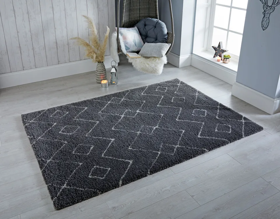flair-rugs-imari-berber-shaggy-teppich image 1