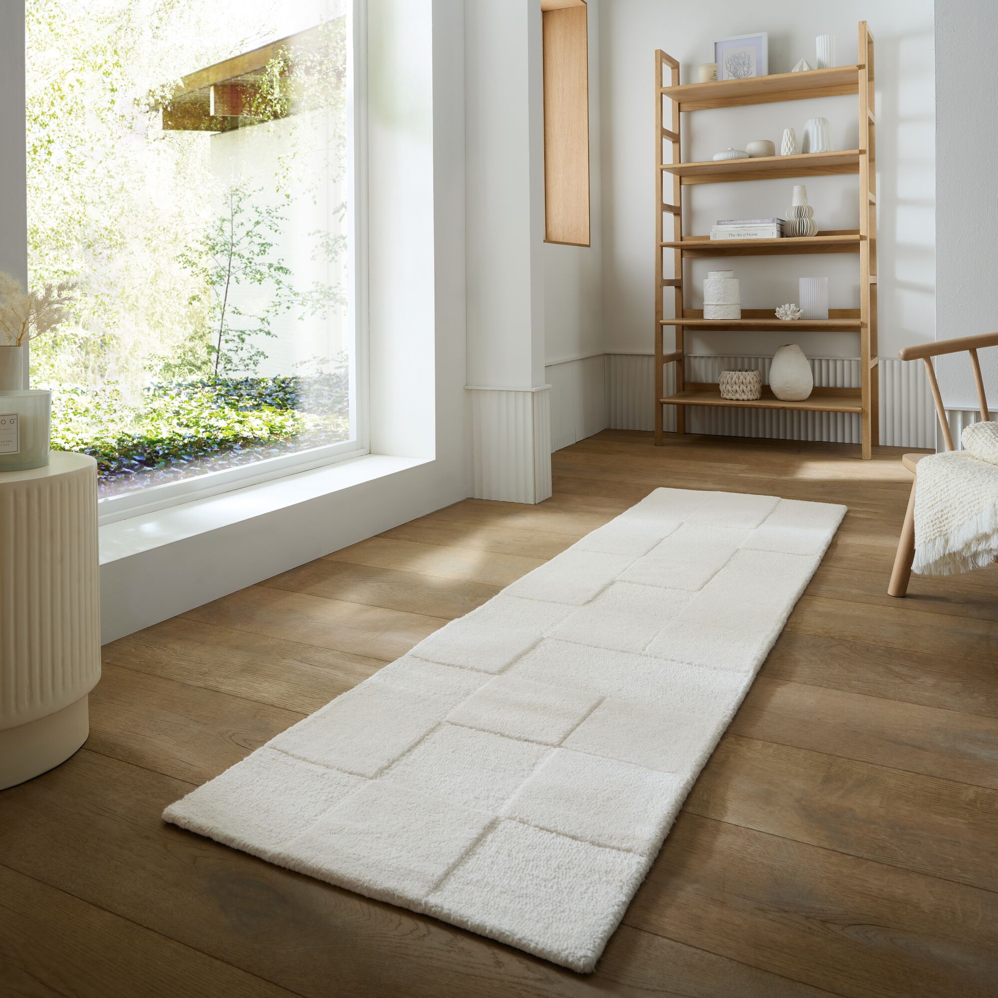 flair-rugs-checkerboard-woll-l-ufer-modern-runner image 5