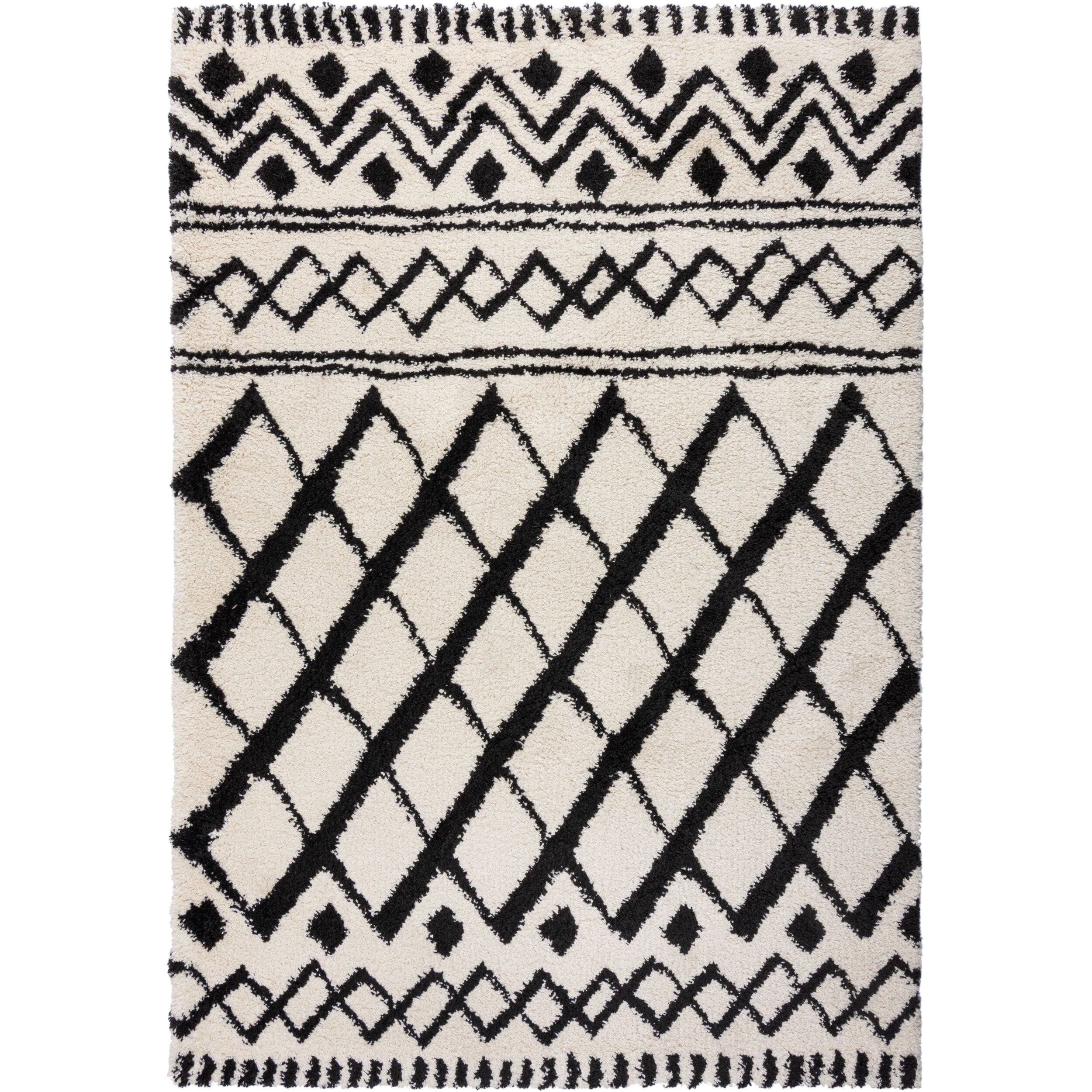 flair-rugs-souq-lines-berber-shaggy-teppich image 2