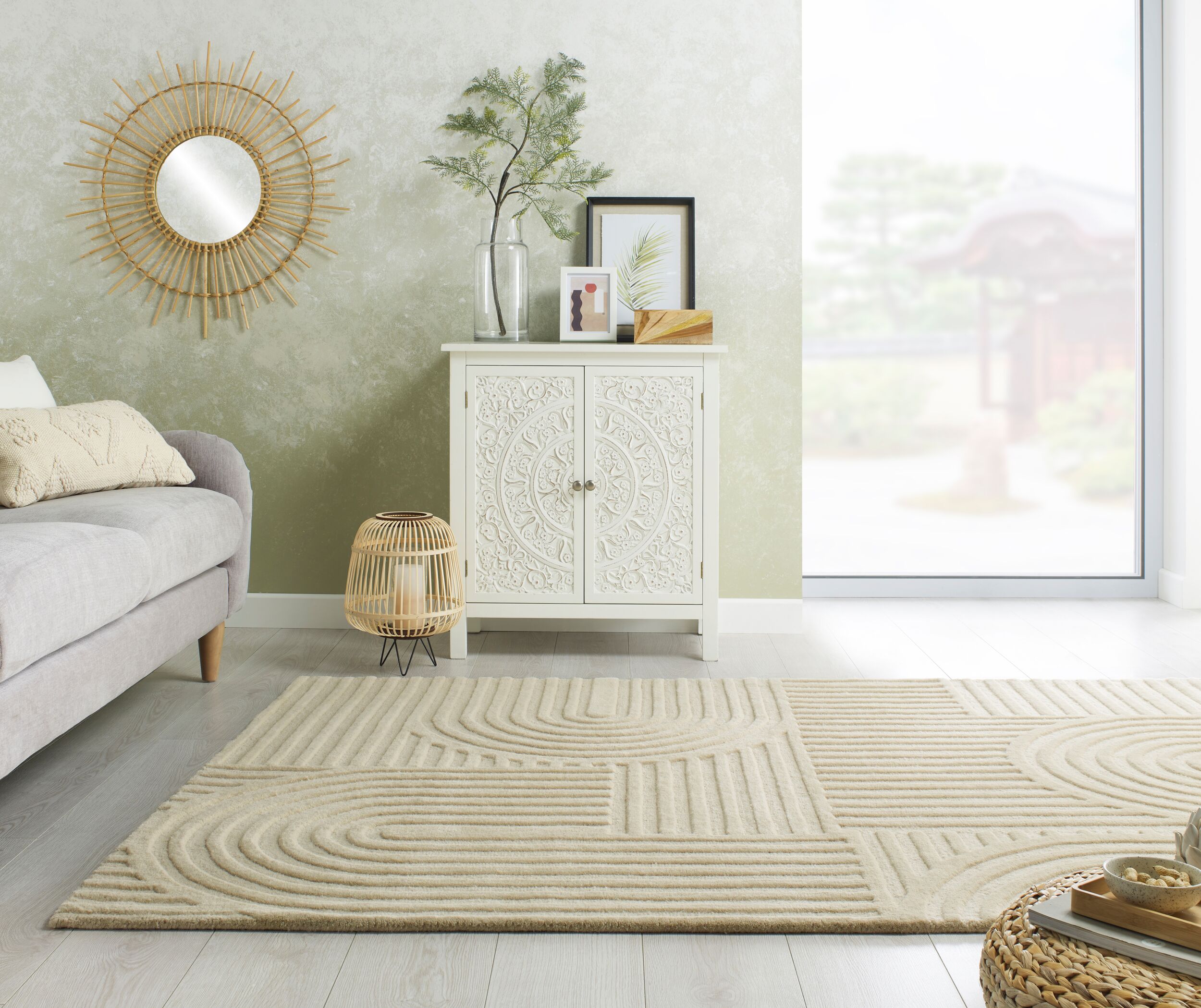 flair-rugs-zen-garden-modern-wool-wollteppich image 5