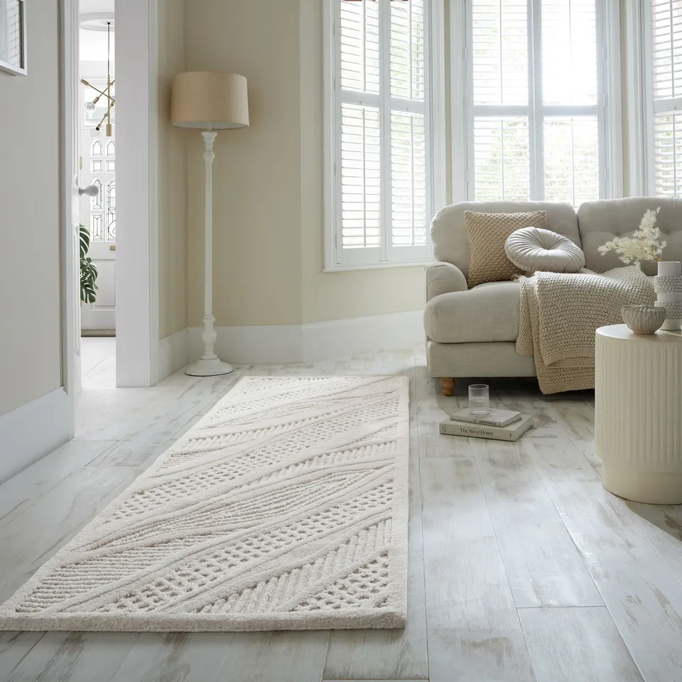 flair-rugs-sculptured-abstract-wool-blend-l-ufer image 1