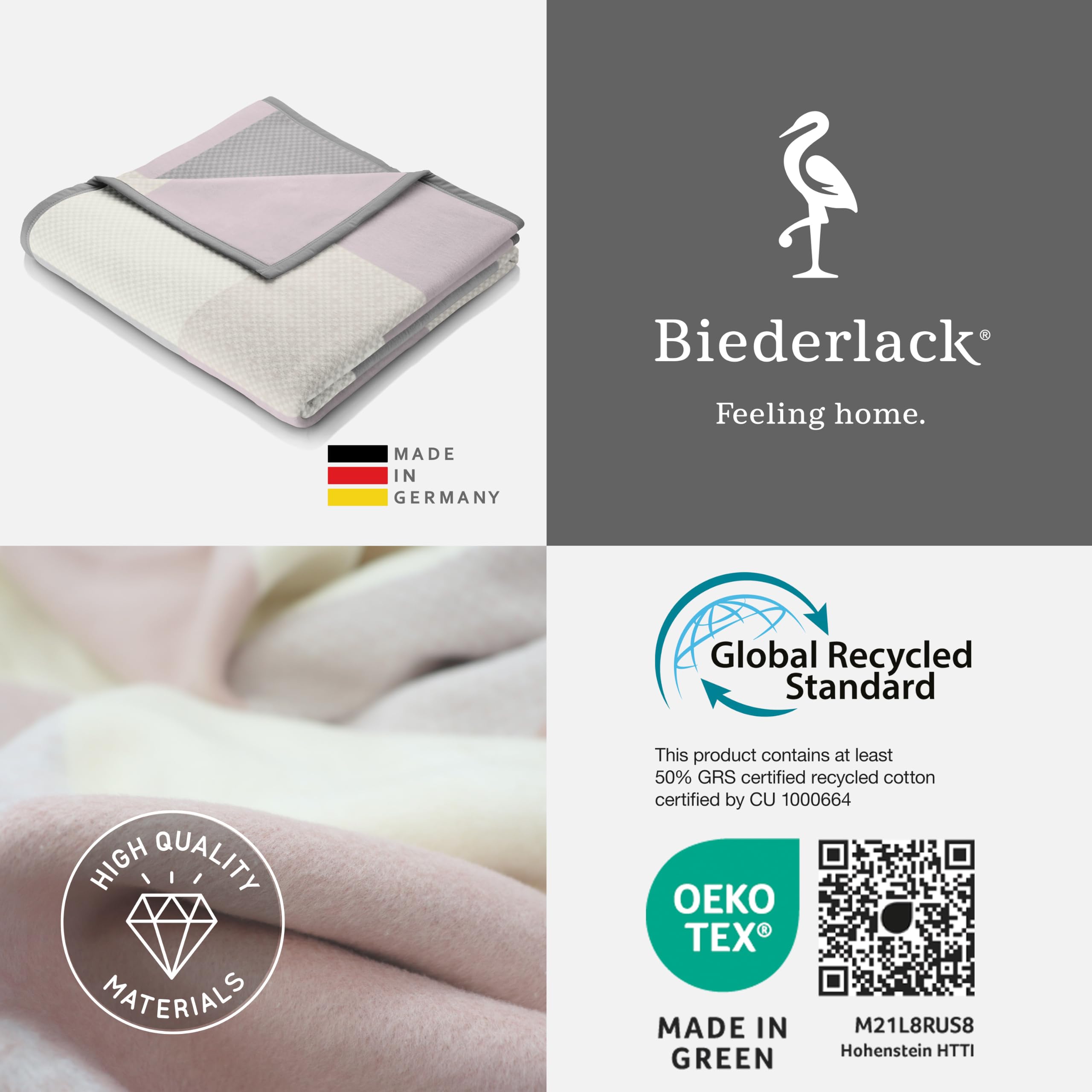 biederlack-pastell-karo-kuscheldecke-150x200-cm image 6