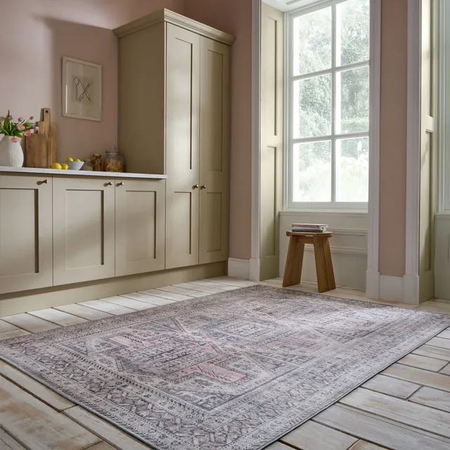 flair-rugs-otis-washable-traditional-teppich-waschbarer-l-ufer image 1