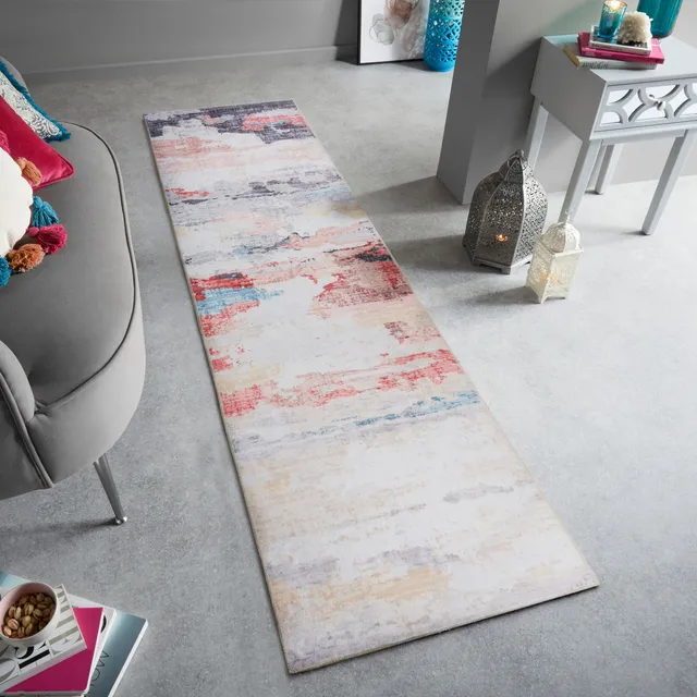 flair-rugs-wentworth-abstract-waschbarer-l-uferteppich image 1