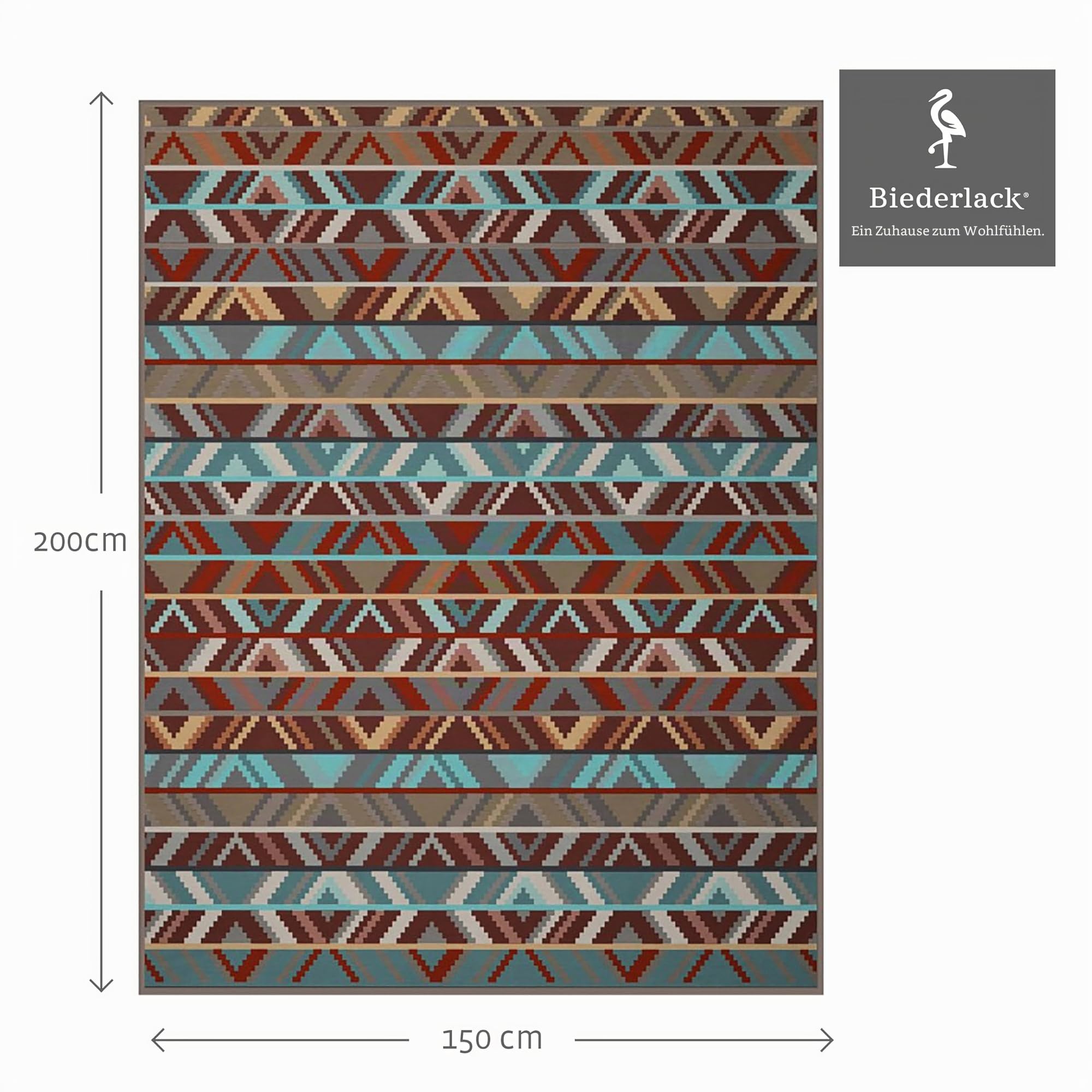 biederlack-ethno-prisma-kuscheldecke-150x200-cm image 2