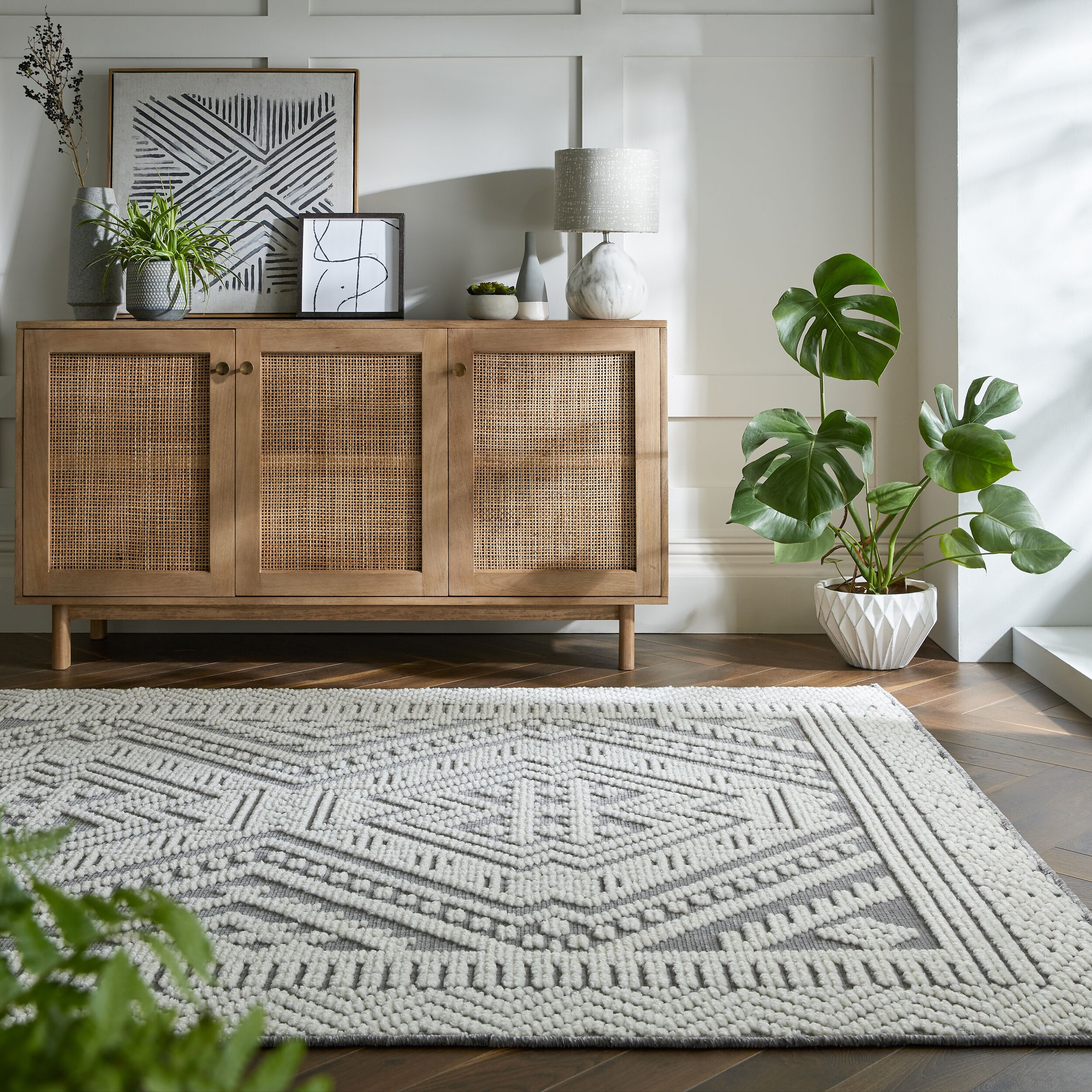 flair-rugs-jaipur-global-waschbarer-teppich image 1