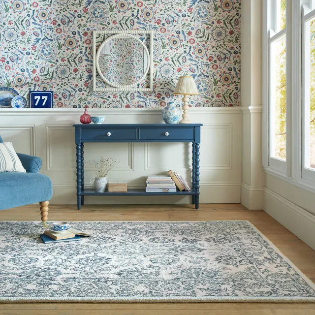 flair-rugs-yasmin-woll-teppich-floral image 1