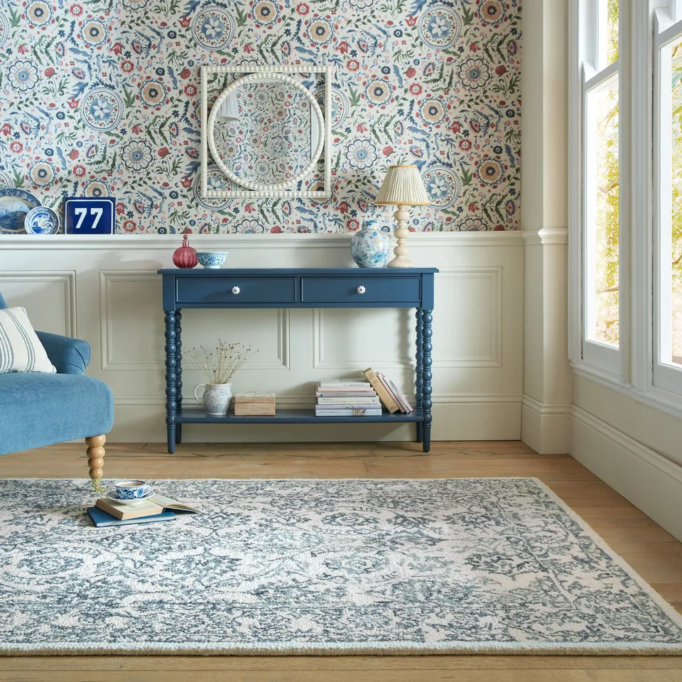 flair-rugs-yasmin-woll-teppich-floral image 1