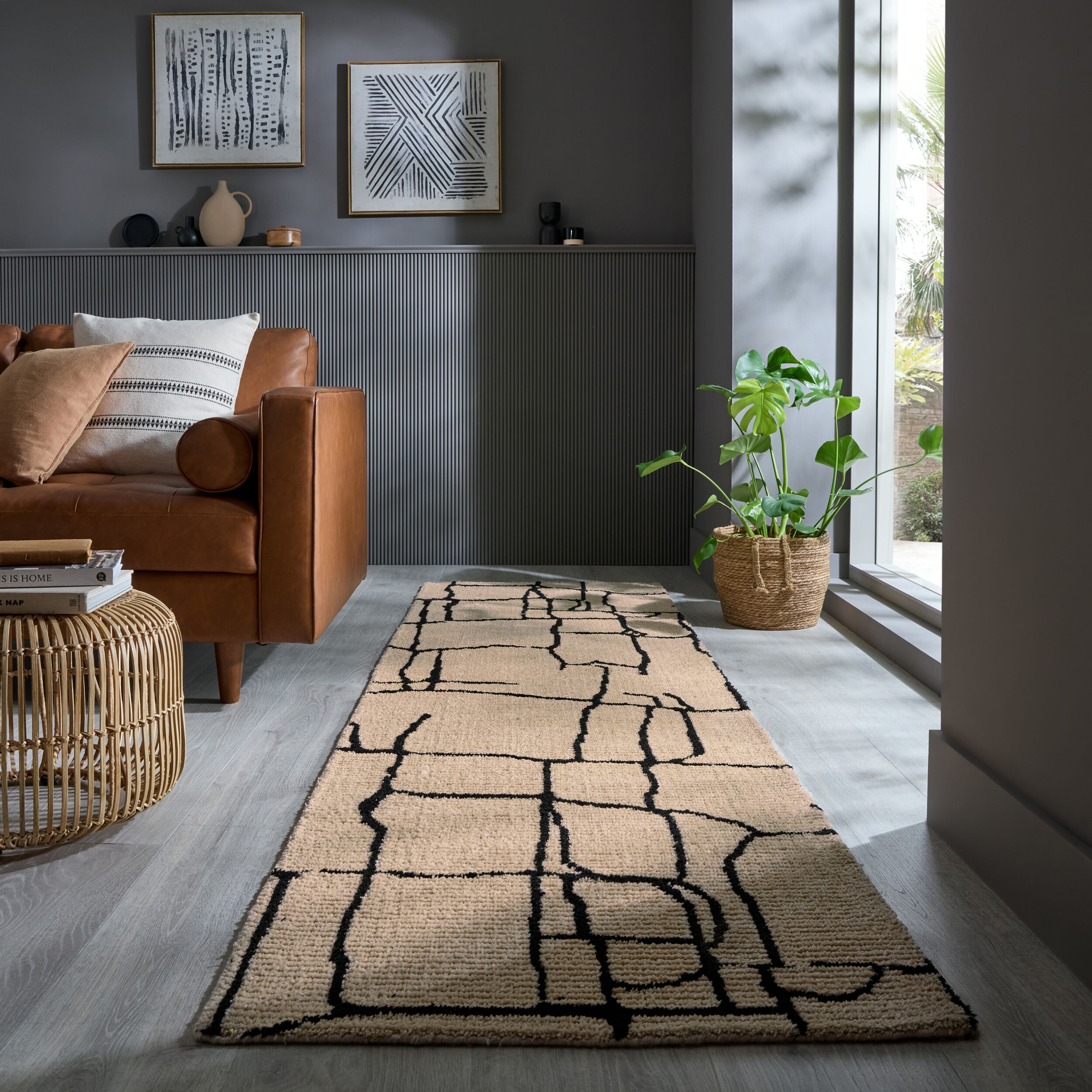 flair-rugs-theo-abstract-l-ufer image 1