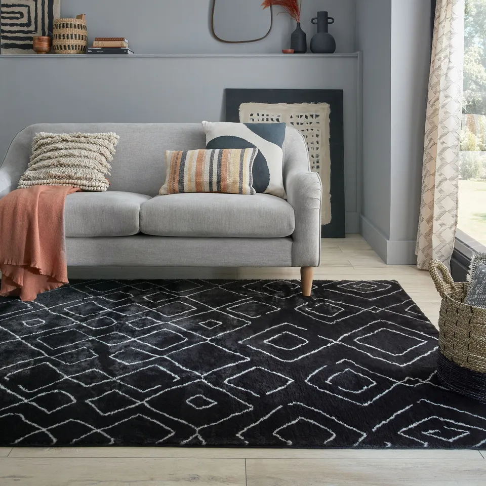 flair-rugs-imran-waschbarer-kunstfell-teppich image 1