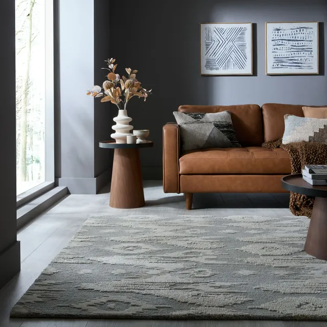 flair-rugs-dion-ikat-global-wollteppich image 1