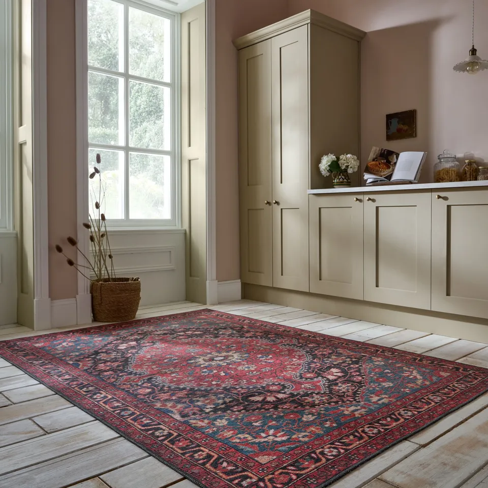 flair-rugs-medallion-traditional-waschteppich image 1
