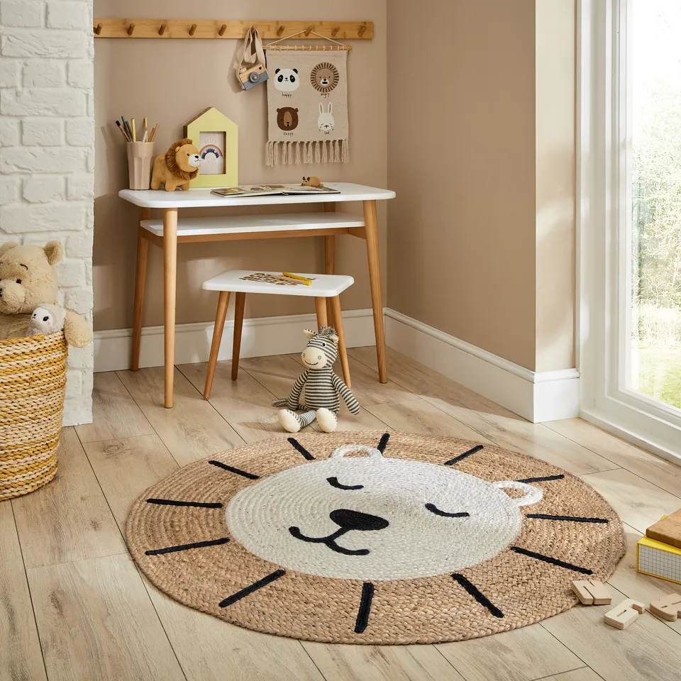 flair-rugs-jute-leo-l-wen-kinderteppich image 1